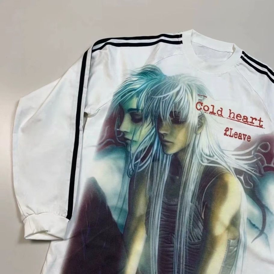 Japanese Brand Gothic Anime Long Sleeve T-shirt Size US XL / EU 56 / 4 - 2 Thumbnail