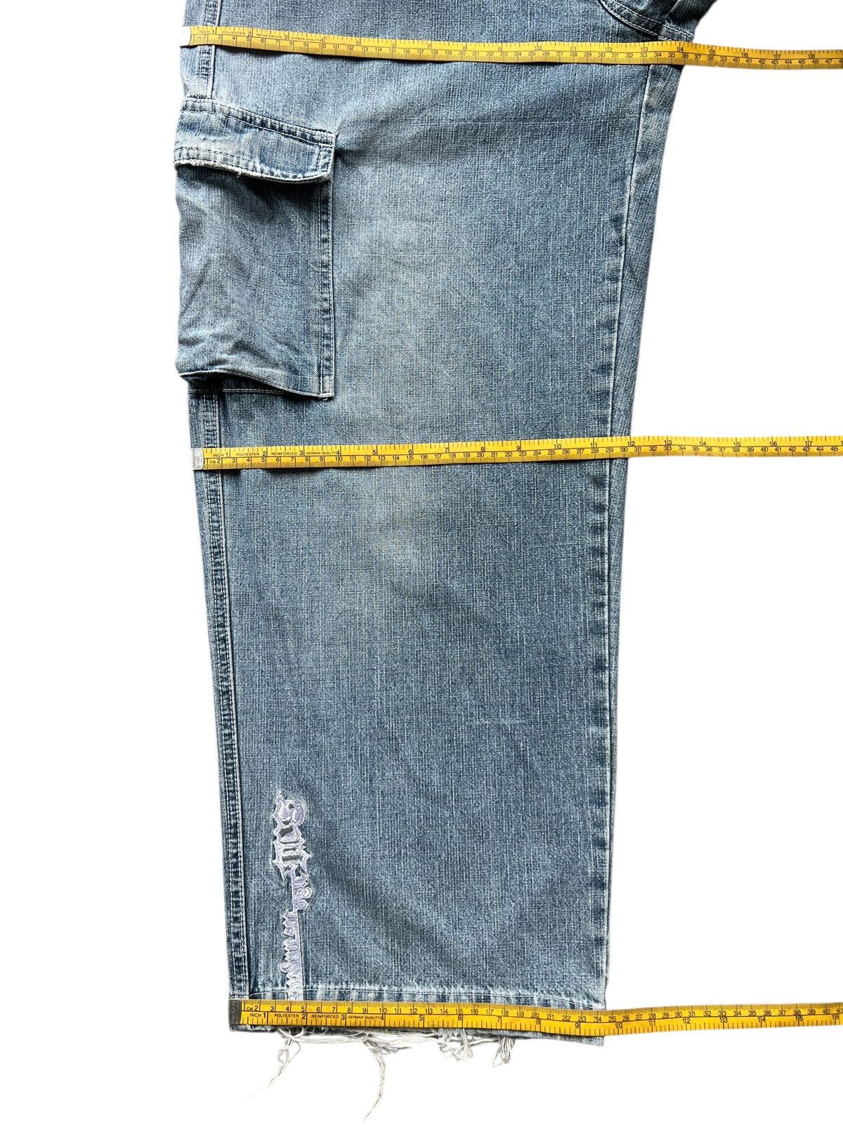 Japanese Brand Y2K Los Angeles Soul Distressed Wide Baggy Pants Size US 31 - 13 Thumbnail