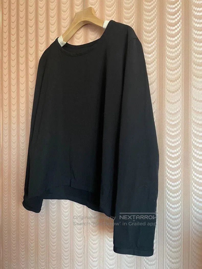 Yohji Yamamoto Yohji Yamamoto Vintage Black Sweatshirt Size US M / EU 48-50 / 2 - 3 Thumbnail