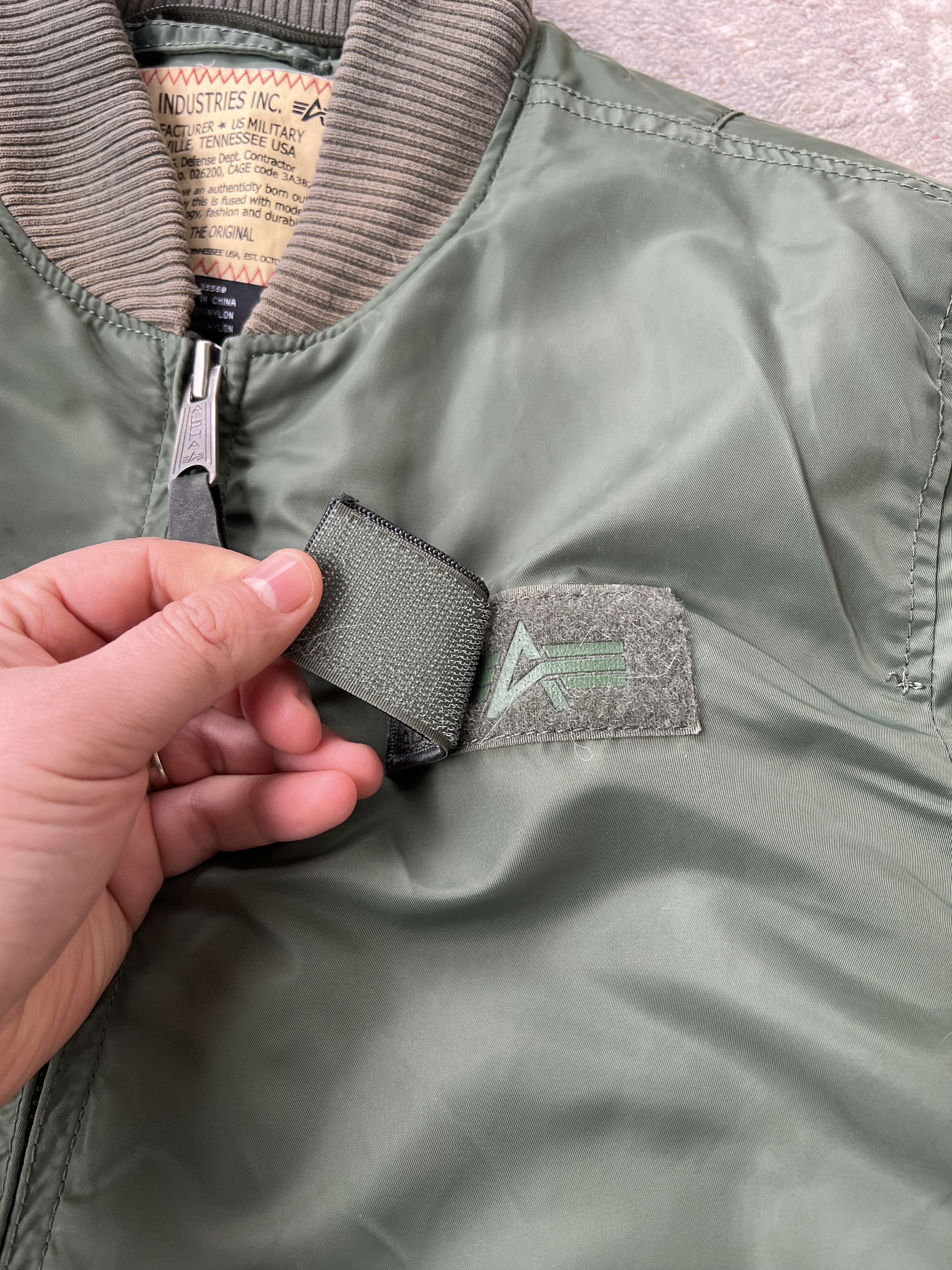 Alpha Industries Alpha Industries Khaki Bomber Jacket Size US L / EU 52-54 / 3 - 12 Thumbnail