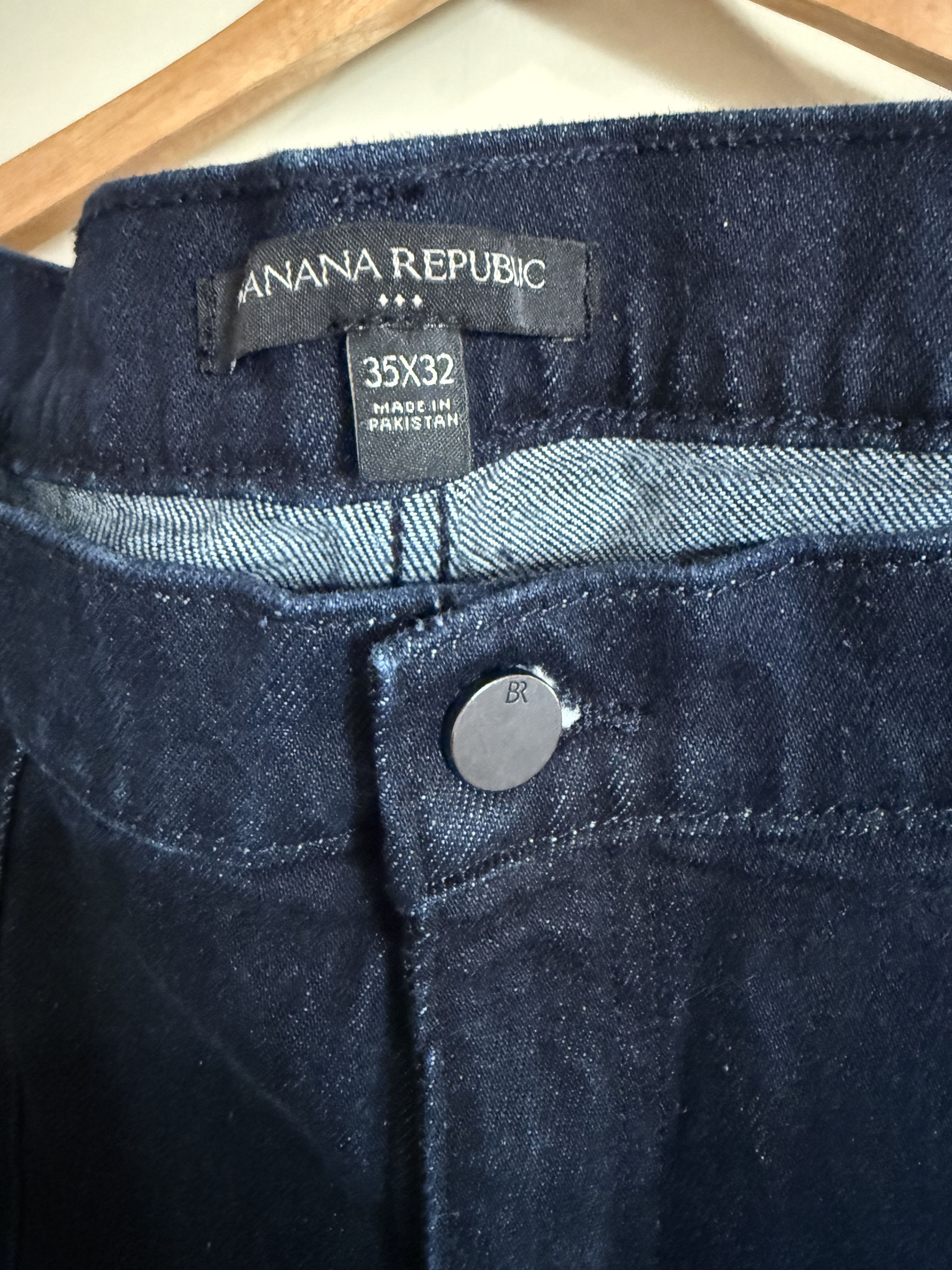 Banana Republic Banana Republic Denim Tapered Carpenter Pants, Men's 35x32 Size US 35 - 4 Thumbnail