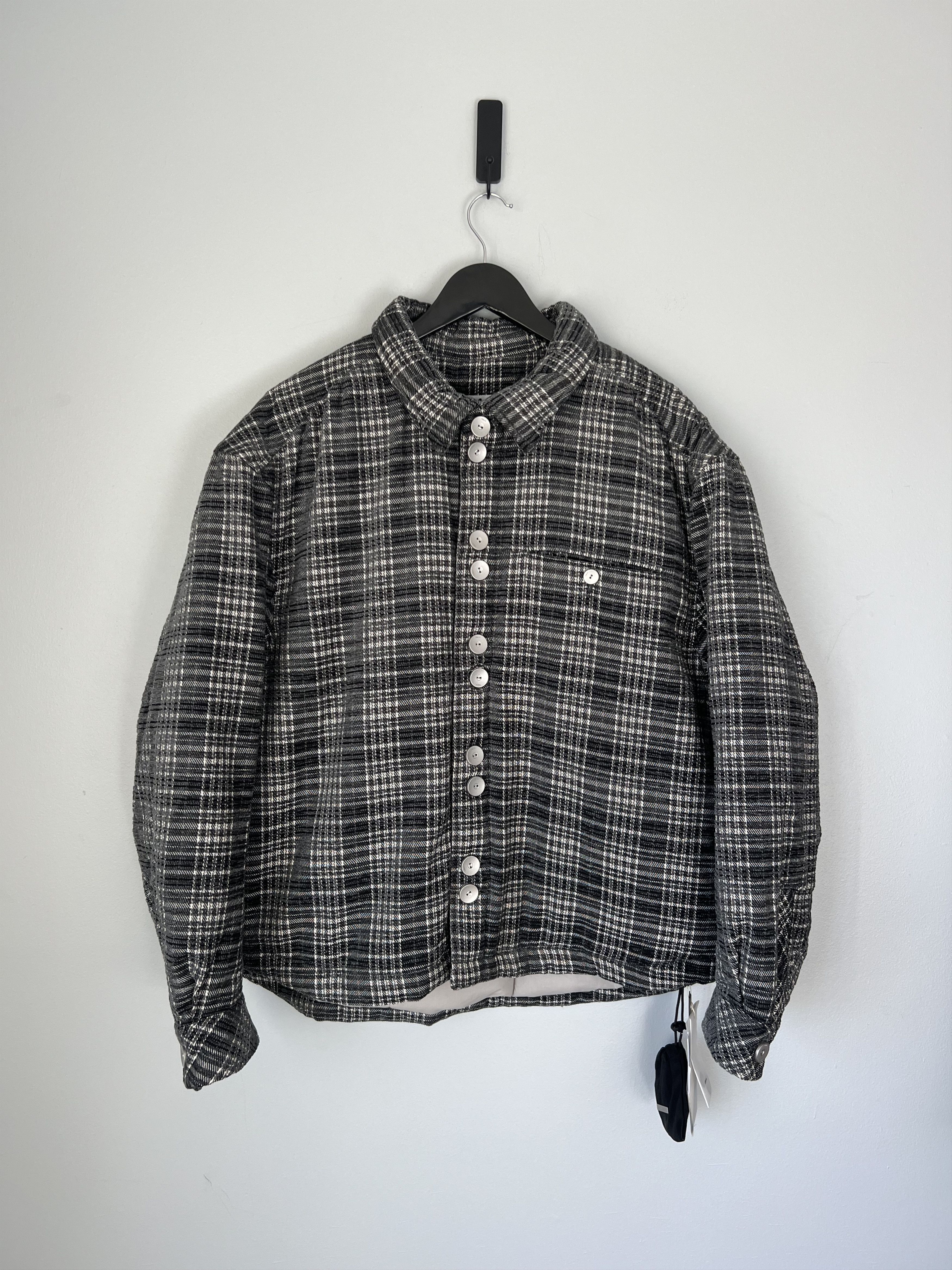 C2H4 C2H4 Gridlines Puffer Shirt in Dark Grey Size US S / EU 44-46 / 1 - 1 Thumbnail