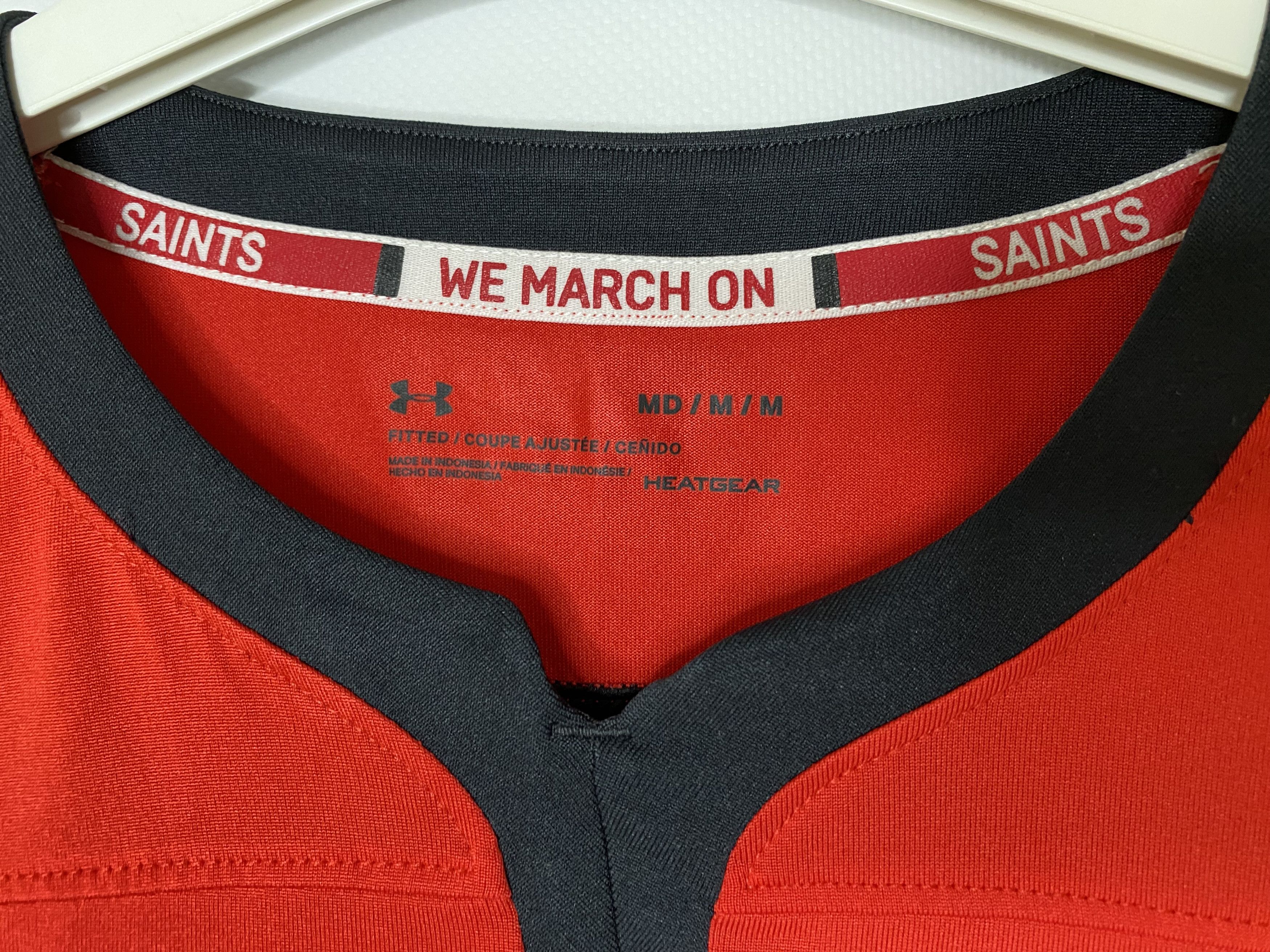 Under Armour SOUTHAMPTON 2018 2019 HOME FOOTBALL SHIRT SOCCER JERSEY Size US M / EU 48-50 / 2 - 5 Thumbnail