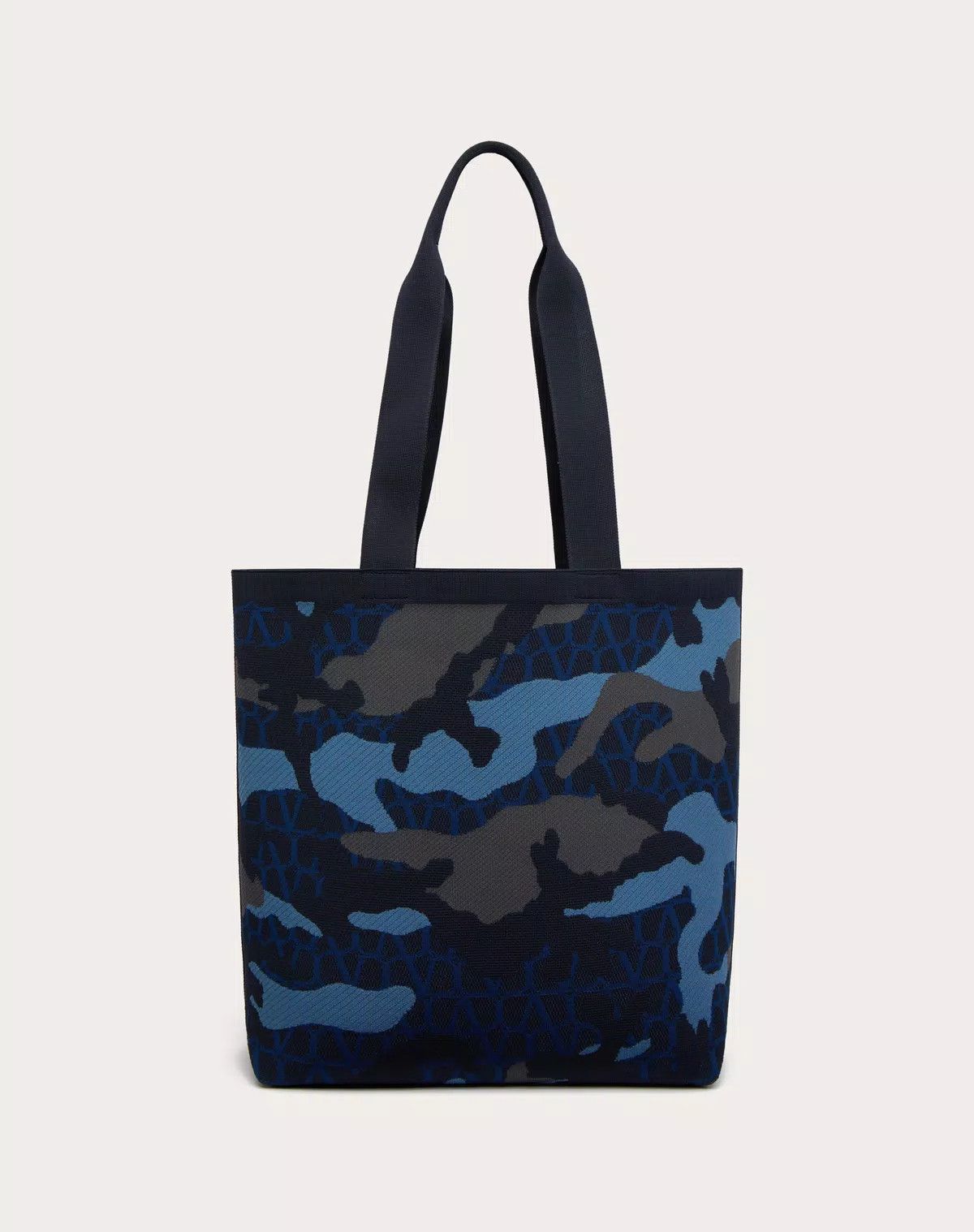 Valentino oc11z0725 Size: OS/Camou Knit Shopping Bag in Multicolor Size ONE SIZE - 1 Thumbnail