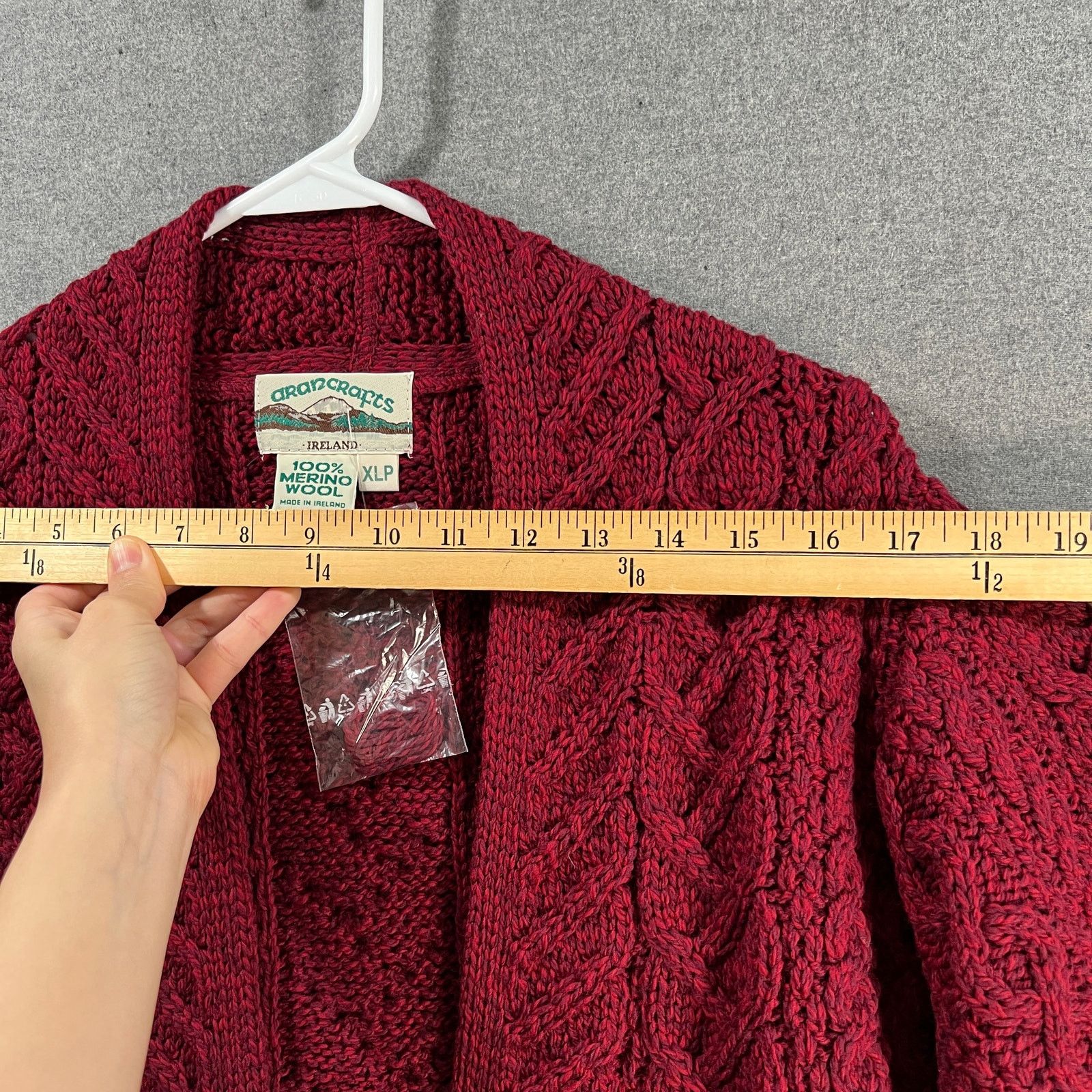 Aran Crafts Aran Craft Merino Wool Women's Sweater Size XL / US 12-14 / IT 48-50 - 6 Thumbnail