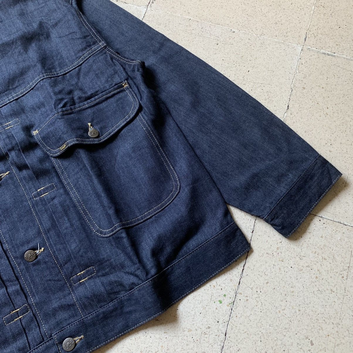 Lee 2000s Lee Denim Jacket Type 2 Big Pocket Ifsix Lgb Style Size US XL / EU 56 / 4 - 6 Thumbnail