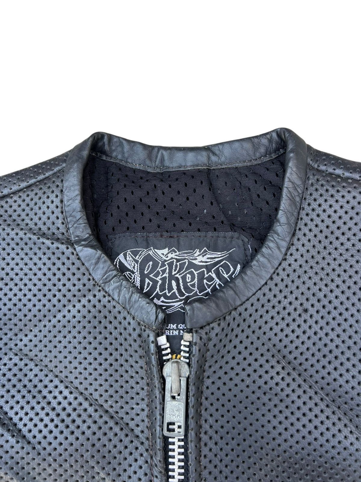 Leather Vintage Bikers Corin Motors Japan Patina Mesh Leather Shirt Size US S / EU 44-46 / 1 - 3 Thumbnail
