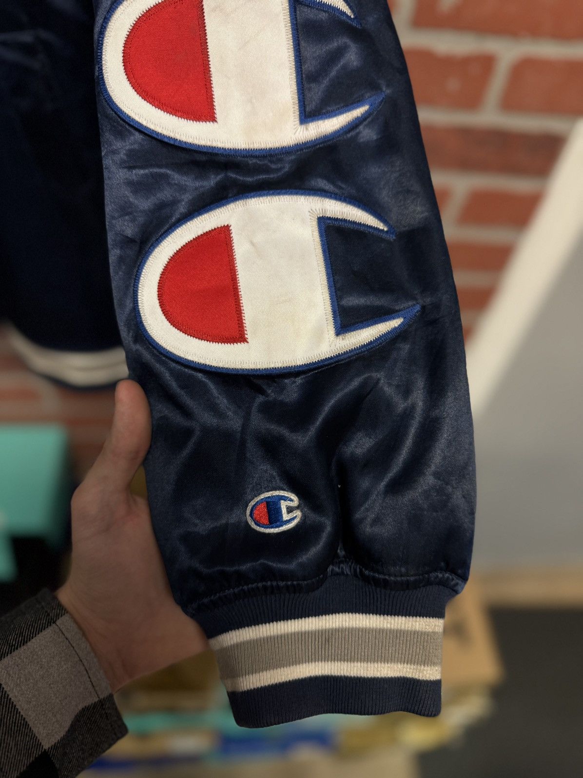 Champion × Supreme Supreme Champion Jacket Size M Blue RARE Size US M / EU 48-50 / 2 - 8 Thumbnail
