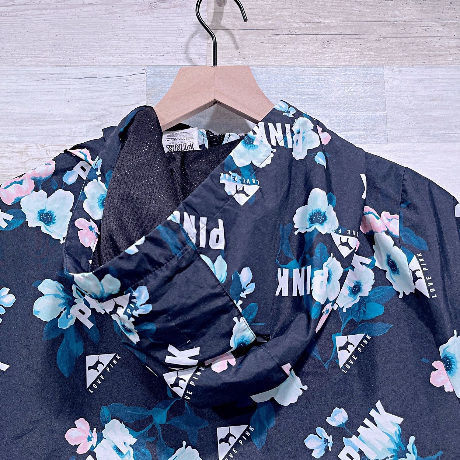 Pink × Victoria's Secret PINK Victorias Secret Floral Windbreaker Jacket Womens XS Size XS / US 0-2 / IT 36-38 - 5 Thumbnail
