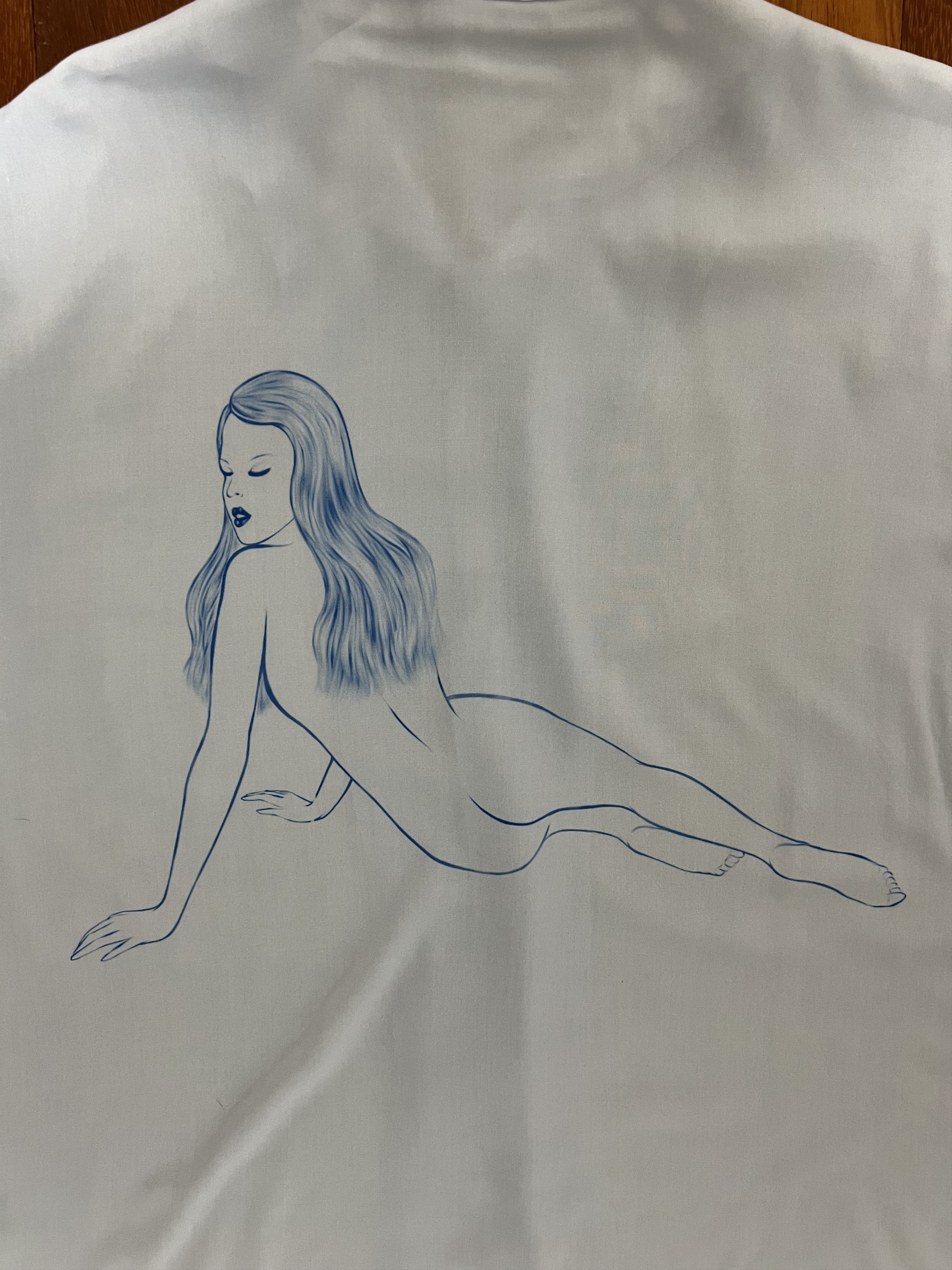 Stussy 💚 2021 Stussy Pin Up Girl Button Up Shirt Large Size US L / EU 52-54 / 3 - 8 Thumbnail