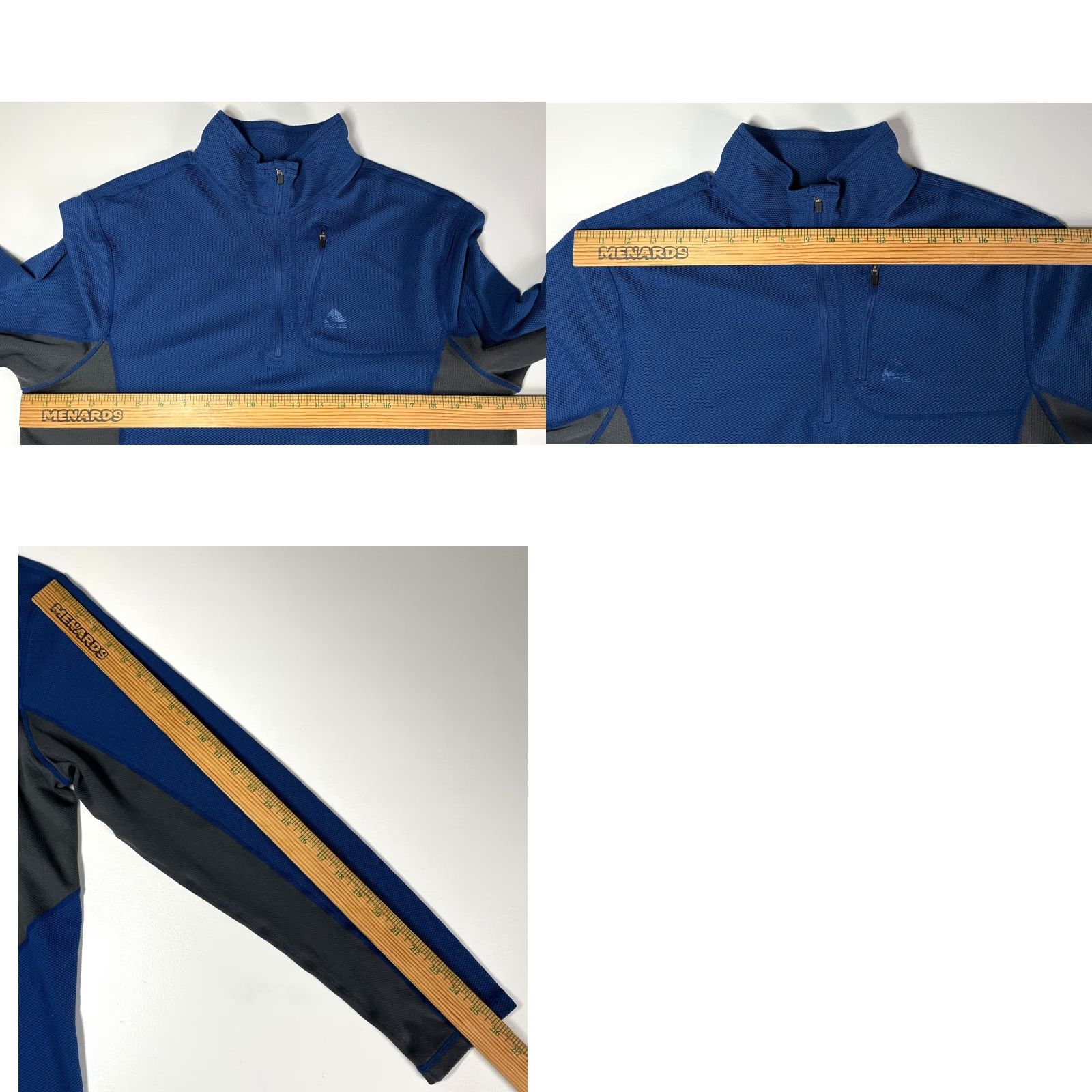 Nike Nike Dri-Fit ACG 1/4 Zip Pullover Shirt XL Blue Men’s (Long Sleeve) Activewear Pullover Zip Mock Neck Logo 100% Polyester Size US XL / EU 56 / 4 - 9 Thumbnail