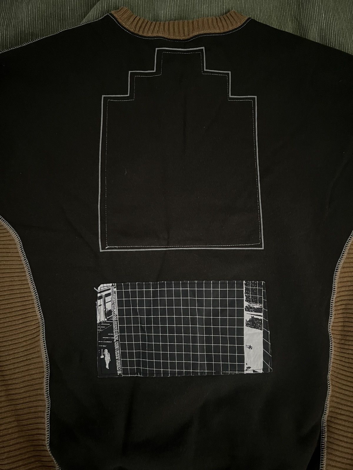 Cav Empt SS22 Knit Paneled Sweater Size US L / EU 52-54 / 3 - 3 Thumbnail