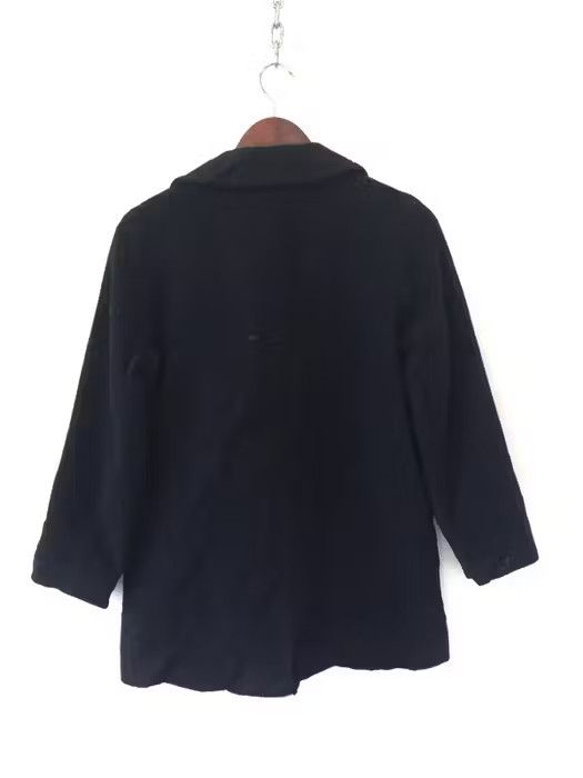 agnes b. Agnes B Black Women Long Jacket Size M / US 6-8 / IT 42-44 - 3 Thumbnail