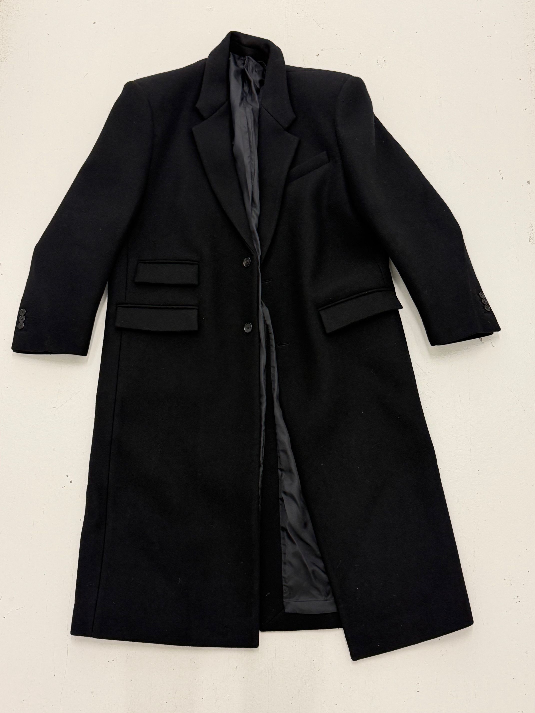 RECTO Black 'Berlin' Heavy Trench Long Coat Size US L / EU 52-54 / 3 - 1 Thumbnail