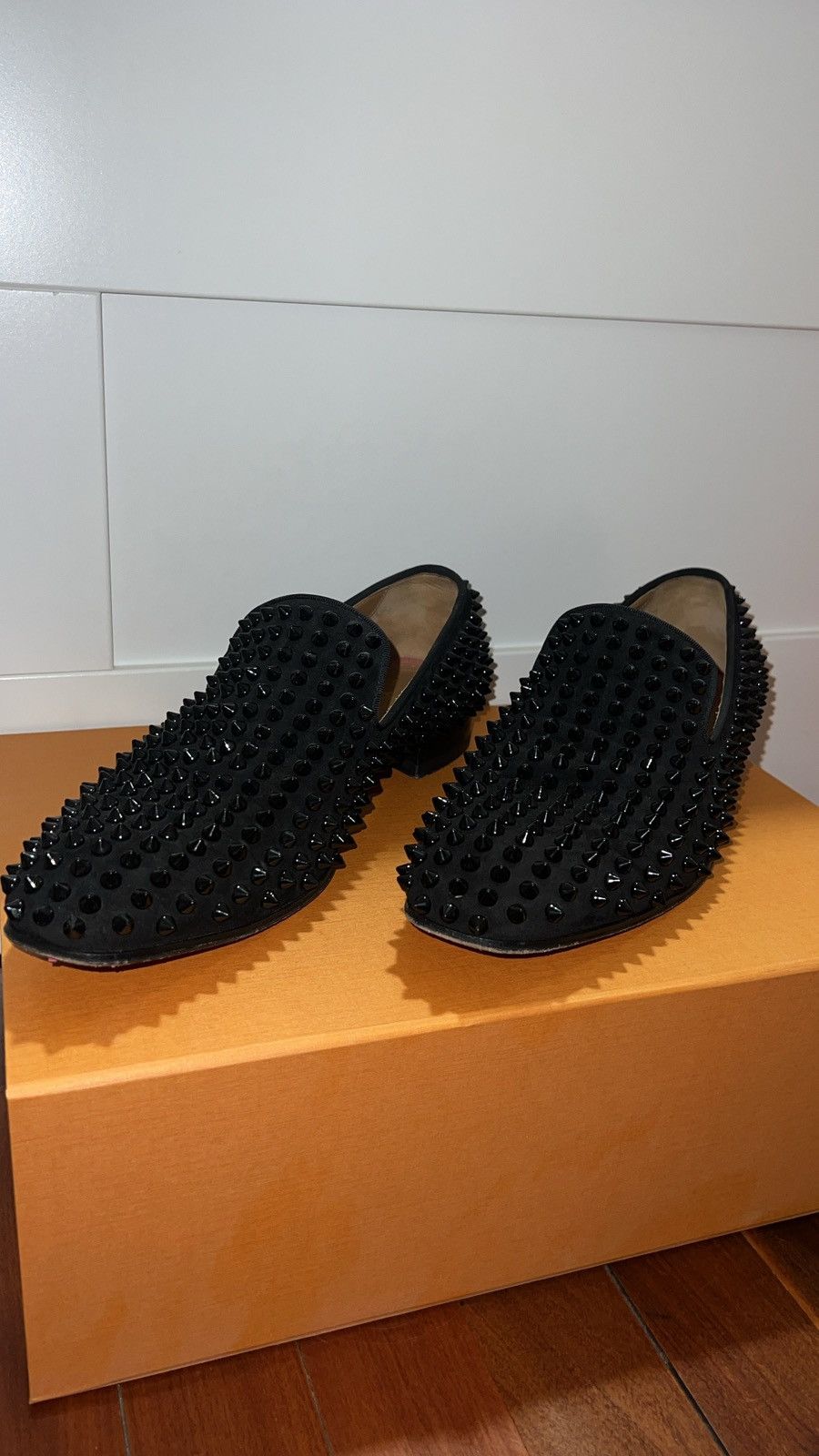 Christian Louboutin CB Dandelion Spike loafers Size US 7.5 / EU 40-41 - 1 Thumbnail