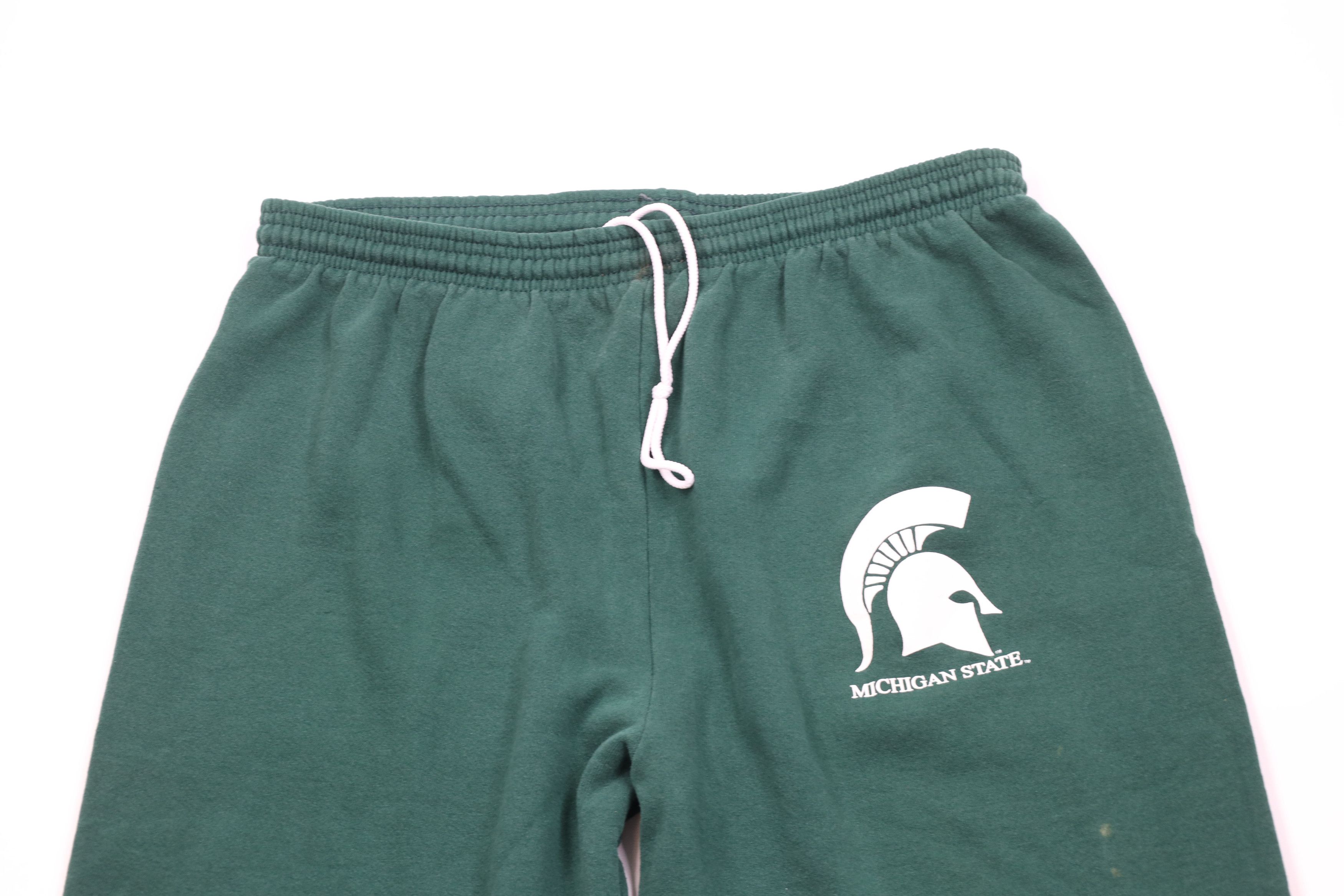 Vintage Vintage 90s Michigan State University Sweatpants Joggers USA Size US 38 / EU 54 - 2 Thumbnail