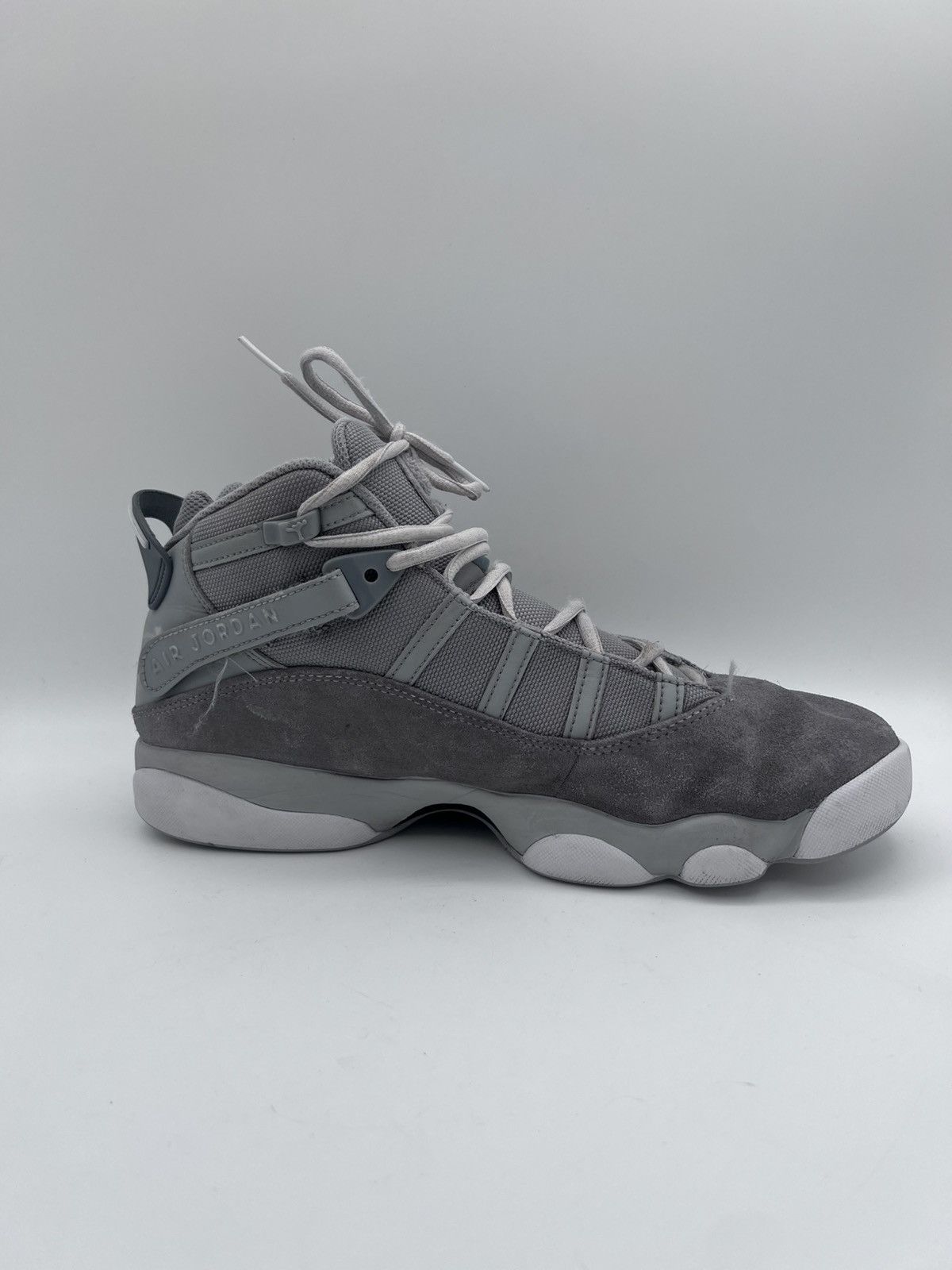 Jordan Brand Nike Jordan Mens 6 Rings Basketball Shoes Wolf Grey Sz 11 Size US 11 / EU 44 - 8 Thumbnail