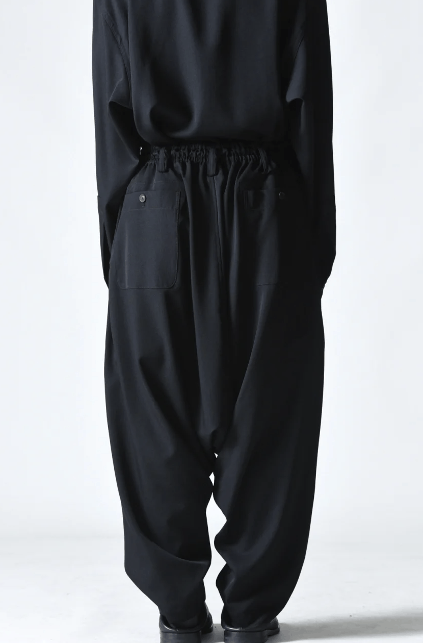 Yohji Yamamoto Yohji Yamamoto Pour Homme - W/Gabardine Sarouel Pants Size US 32 / EU 48 - 13 Thumbnail