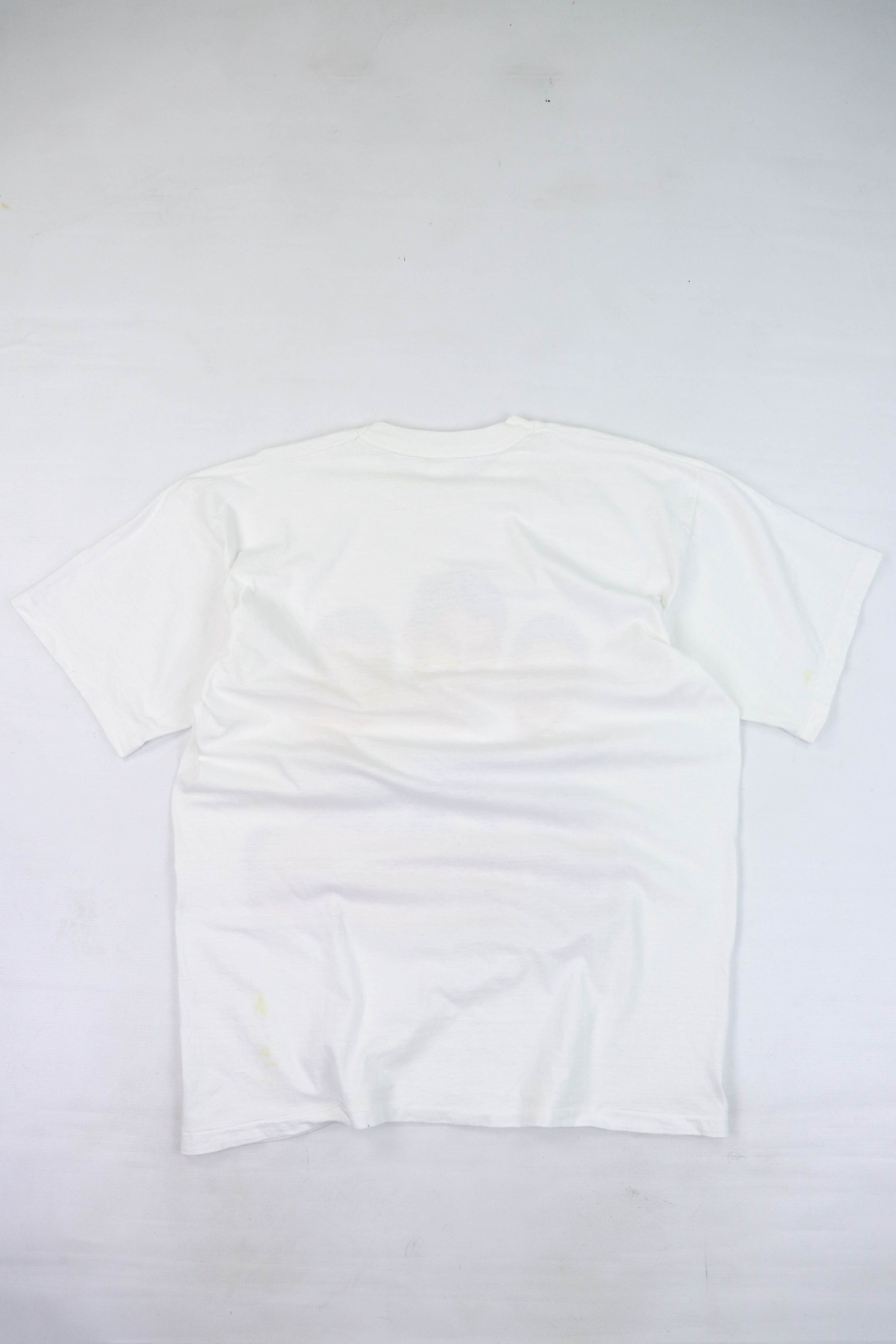 Band Tees 90s Vintage 2Be3 French Boys Band White Graphics Tour Tee Size US L / EU 52-54 / 3 - 2 Thumbnail