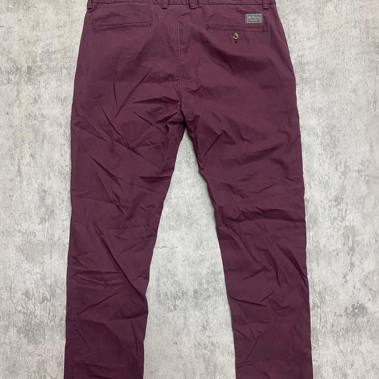 Ben Sherman Burgundy Ben Sherman chino trousers #mensfashion elegant Size US 36 / EU 52 - 1 Thumbnail