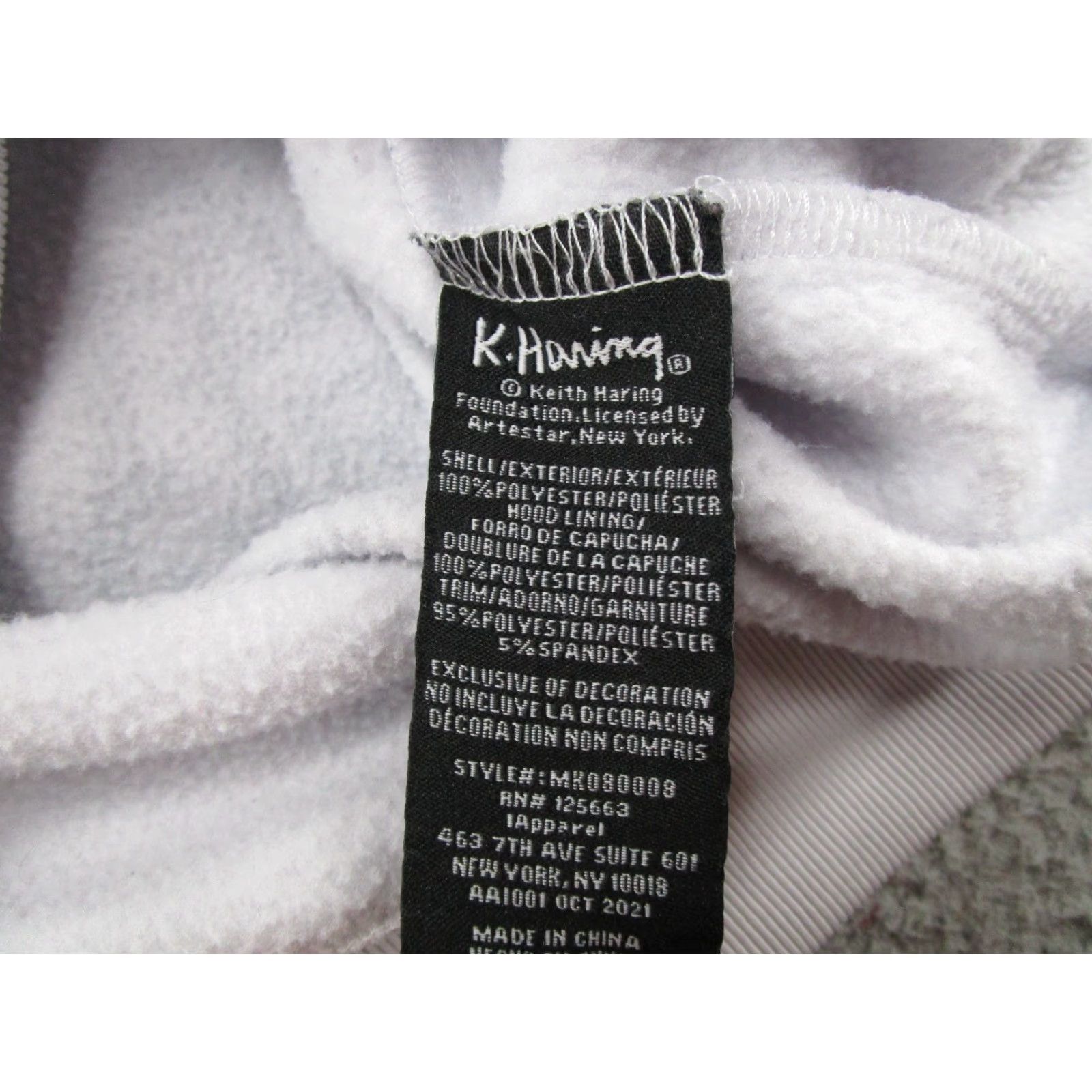 Members Only Keith Haring X Members Only All Over Graphic Print Hoodie M Mens Pullover Hooded Multicolor Graphic Print 80s Art Hip Hop Size M Size US M / EU 48-50 / 2 - 6 Thumbnail