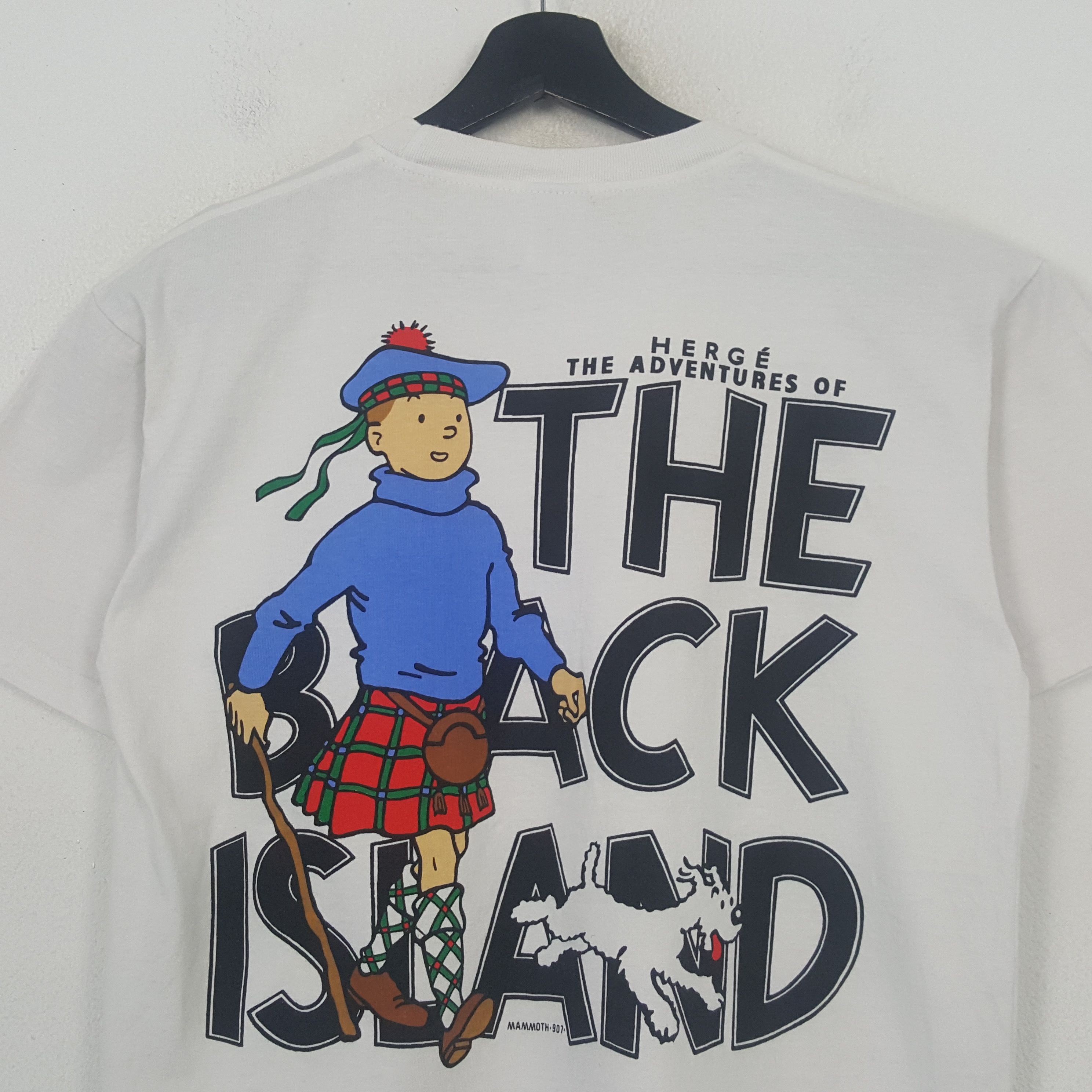 Vintage The Adventure of Tintin Cartoon Tshirt C294N64 Size US M / EU 48-50 / 2 - 2 Thumbnail