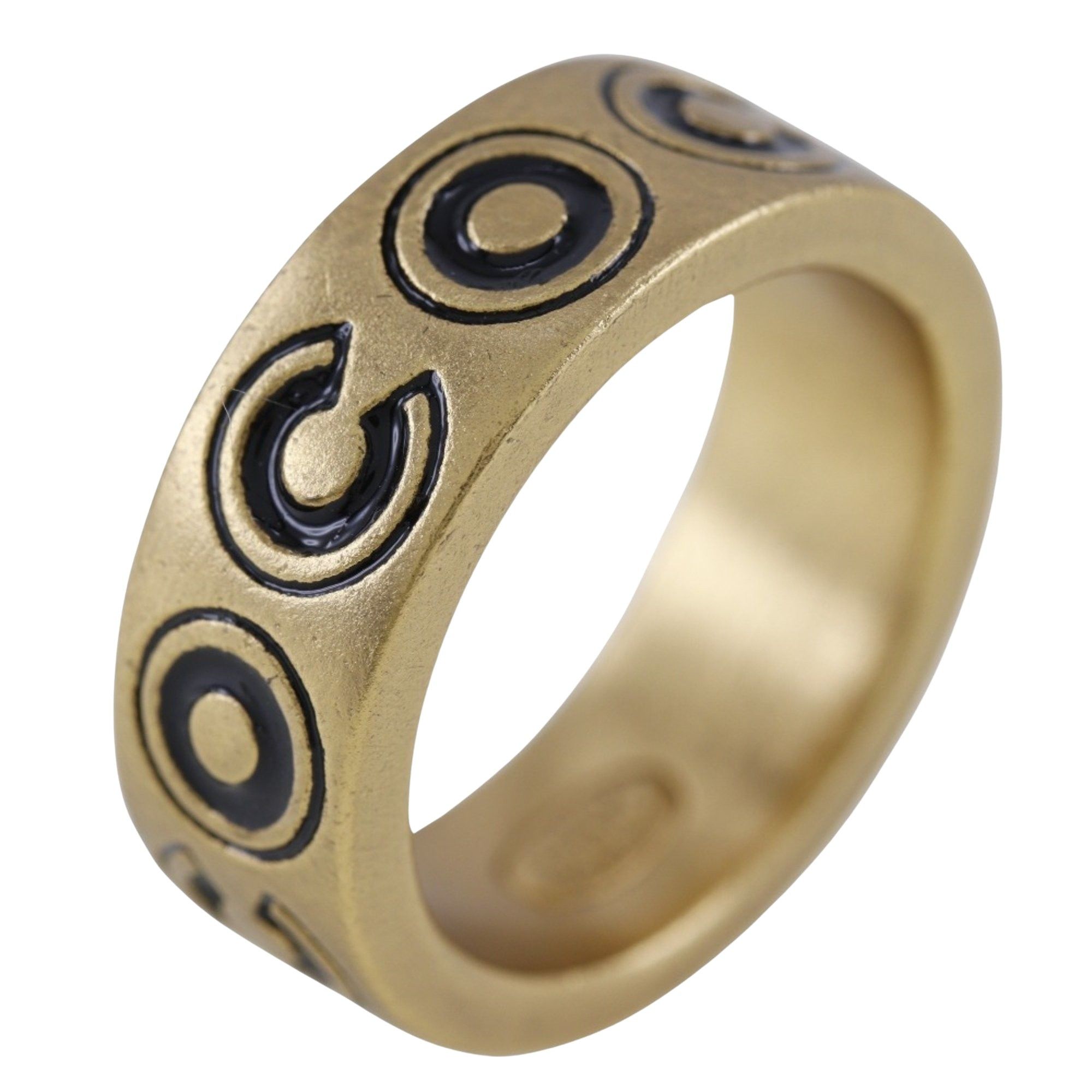 image of Chanel Coco Mark Ring in Gold, Women's