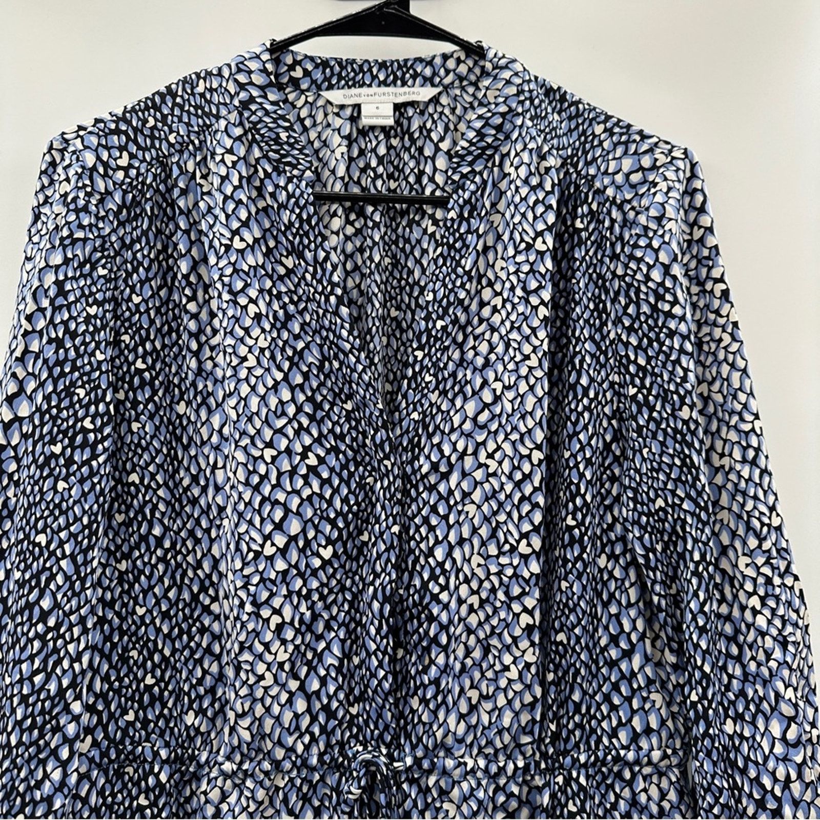 Diane von Furstenberg Diane Von Furstenberg Freya Silk Blend Shirt Dress Sz 6 Size M / US 6-8 / IT 42-44 - 3 Thumbnail
