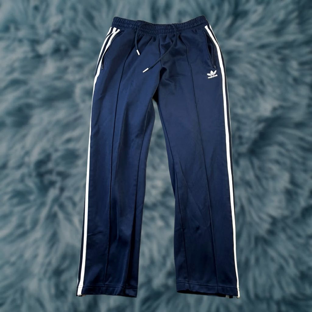 Adidas Adidas Pants Mens Medium Navy Blue Night Indigo Beckenbauer Track Originals Size US 31 - 1 Thumbnail
