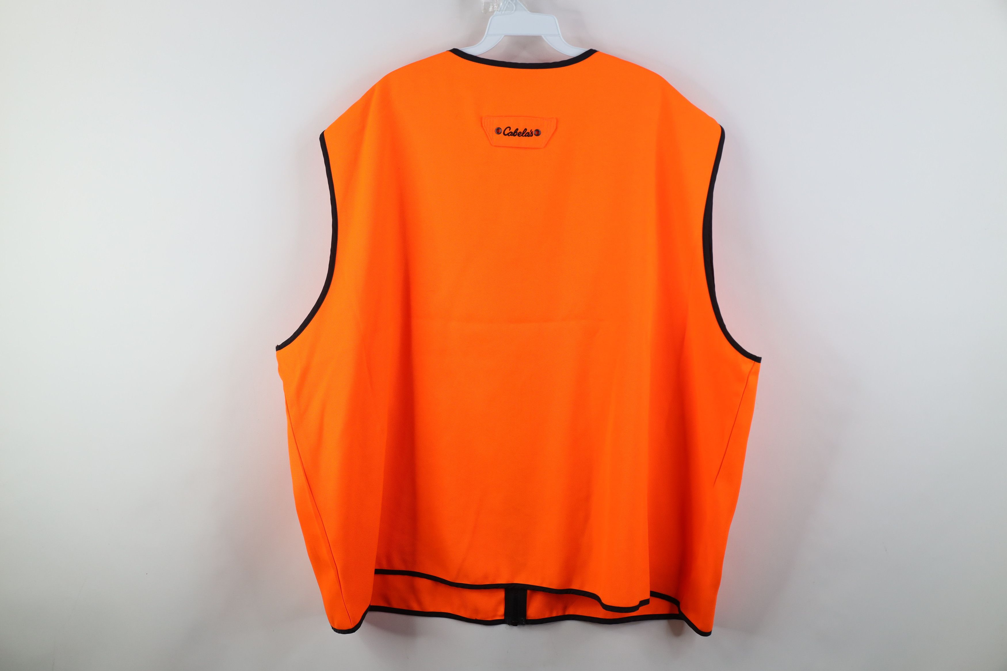 Cabelas Deadstock Vintage Cabelas Safety Vest Jacket Blaze Orange Size US XXL / EU 58 / 5 - 11 Thumbnail