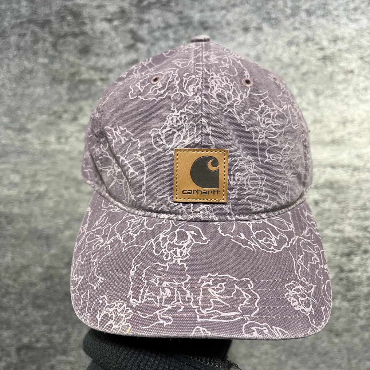 Carhartt Carhartt Odessa Purple Canvas Workwear Cap Adjustable Hat Size ONE SIZE - 2 Thumbnail