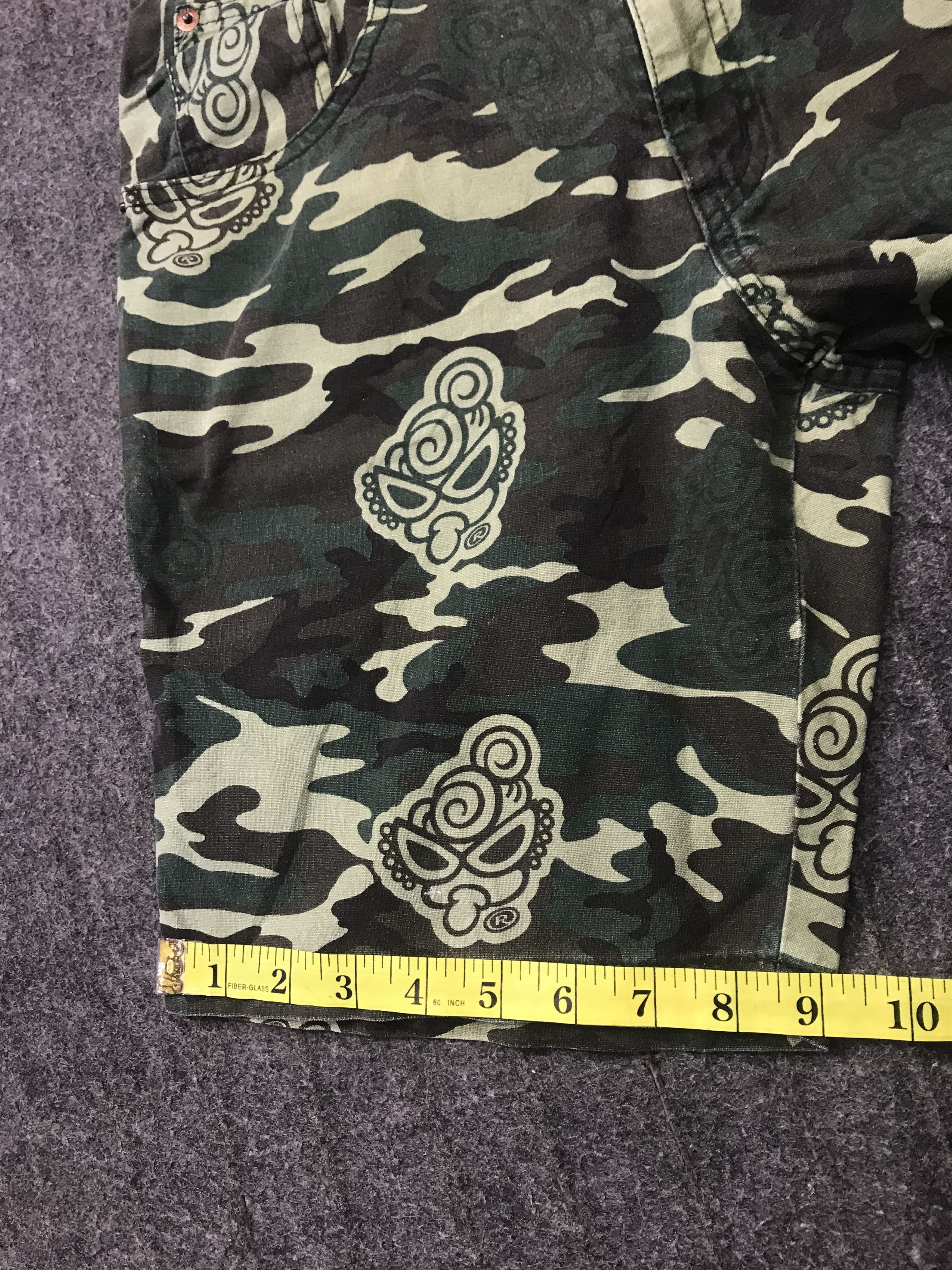Hysteric Glamour × Japanese Brand Hysteric Glamour Mini Camo Ovp Baby Logo Jeans Shorts Pants Size US 28 / EU 44 - 10 Thumbnail