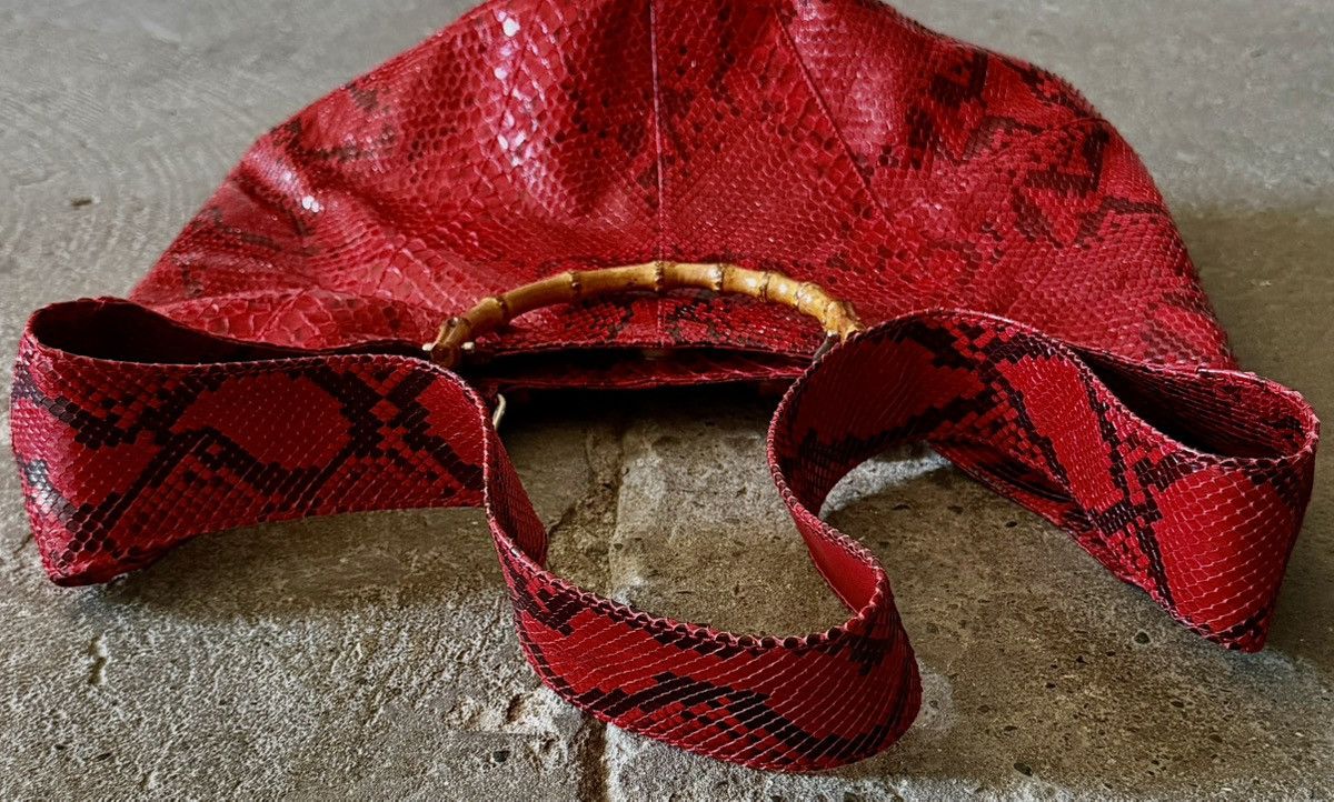 Gucci Gucci - Tom Ford - 1996 Python Bamboo - Cross Body Bag Size ONE SIZE - 18 Thumbnail