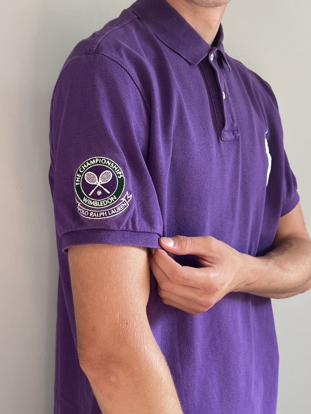 Vintage Vintage Polo Ralph Lauren Wimbledon T-shirt Size US XL / EU 56 / 4 - 7 Thumbnail