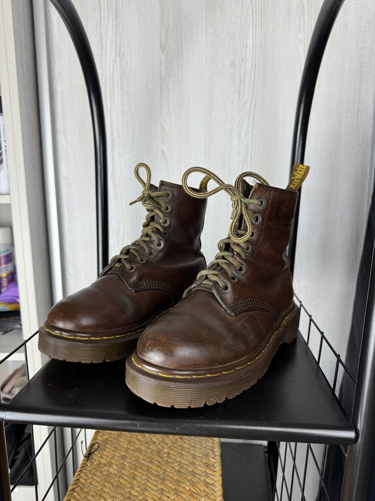 Dr. Martens Vintage Dr.Martens Air Cushion made in England Leather Boots Size US 6.5 / IT 36.5 - 9 Thumbnail
