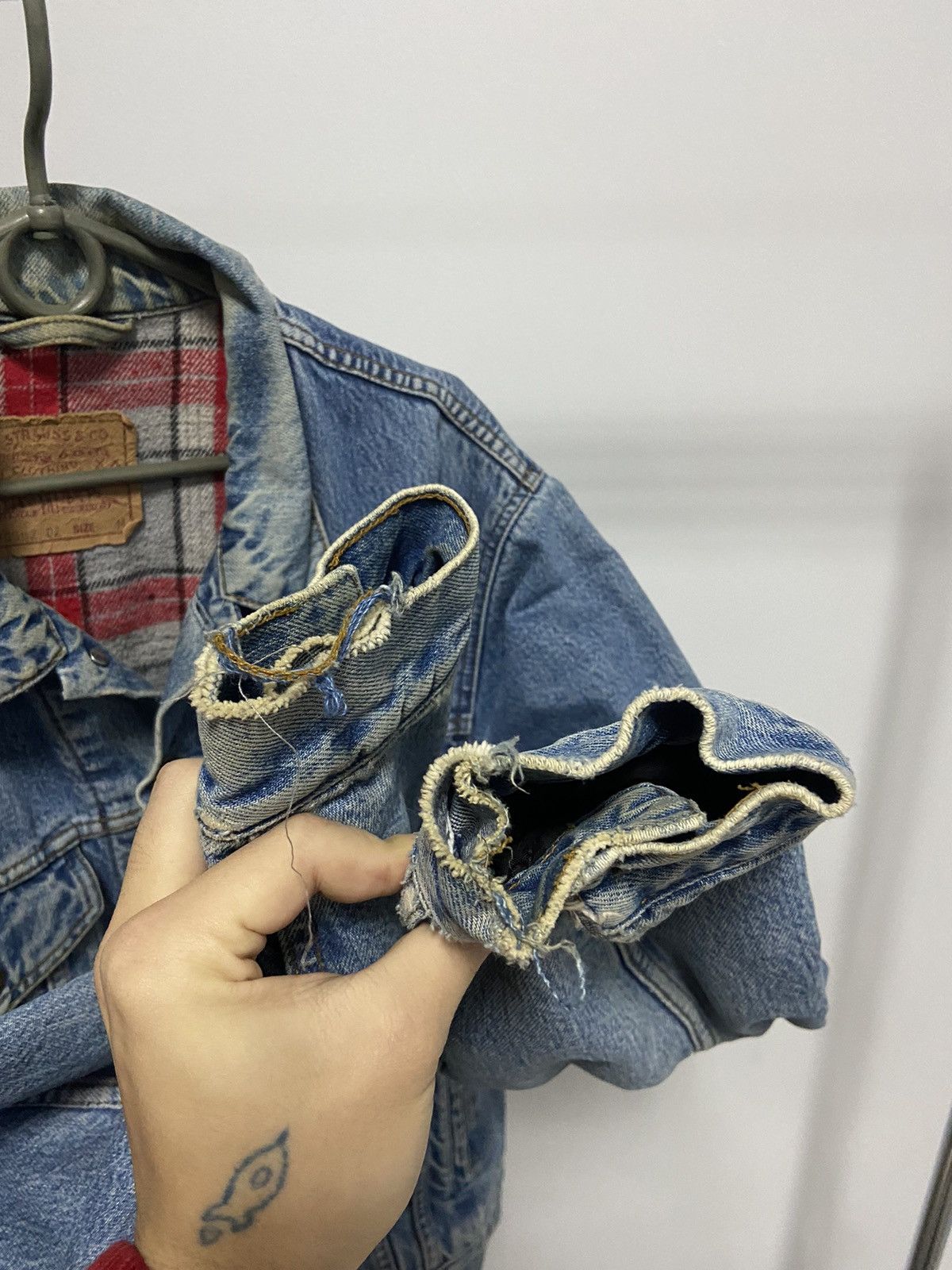 Levi's Vintage Clothing × Vintage Levi's vintage denim jacket pocket buttons Size US M / EU 48-50 / 2 - 10 Thumbnail