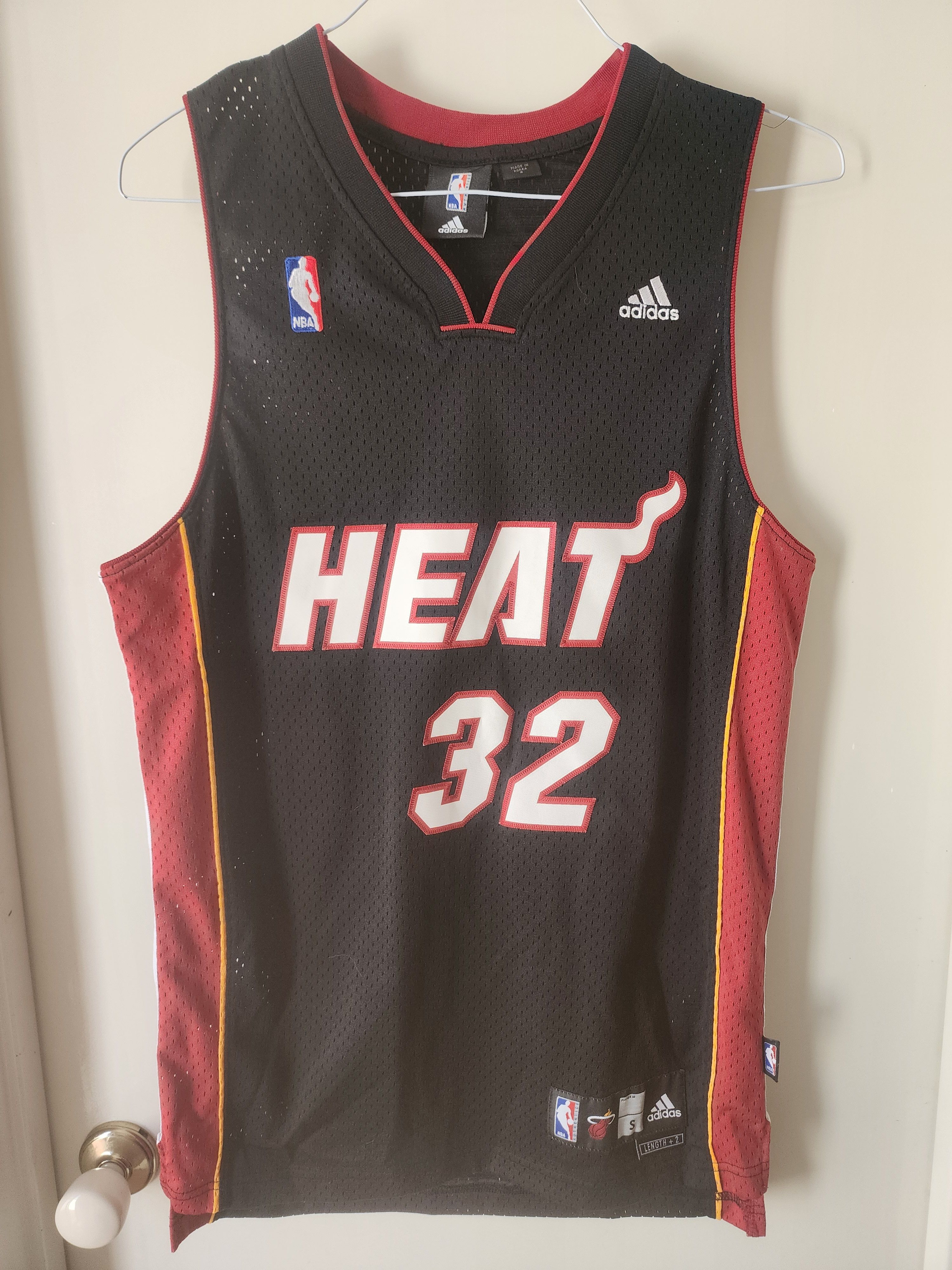 Adidas Shaquille O'Neal Miami Heat Adidas NBA Swingman Jersey Size US S / EU 44-46 / 1 - 1 Thumbnail