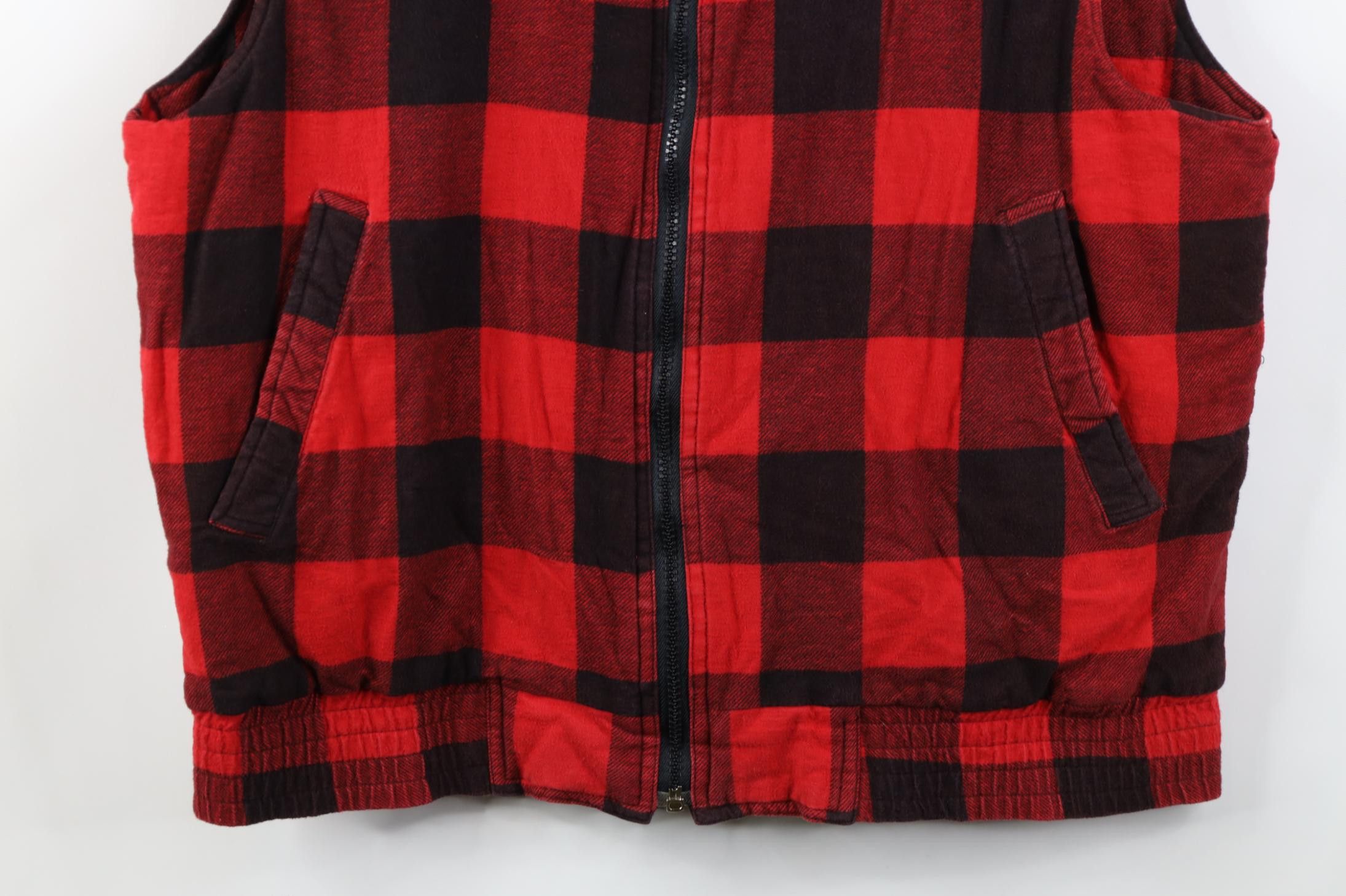 Vintage Vintage 90s Streetwear Puffer Vest Jacket Buffalo Plaid Size US M / EU 48-50 / 2 - 3 Thumbnail