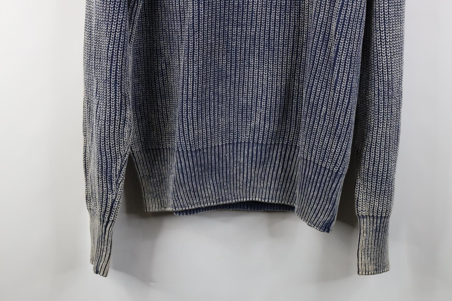 Vintage Vintage 90s Streetwear Stonewash Ribbed Crewneck Sweater Size XL / US 12-14 / IT 48-50 - 12 Thumbnail