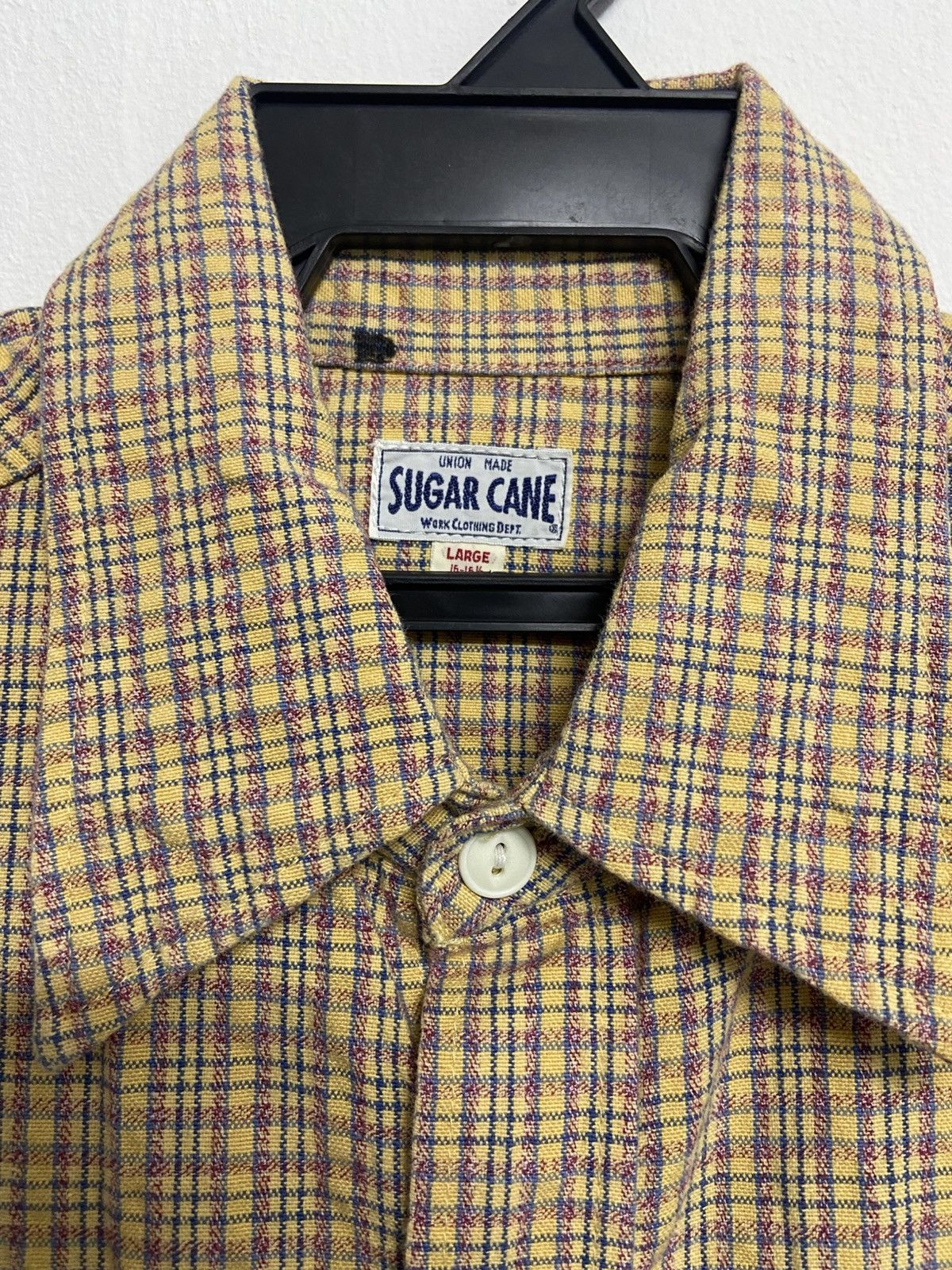 Flannel × Sugar Cane × Toyo Enterprises Vintage Sugar Cane Flannel Shirt Button Up Size US L / EU 52-54 / 3 - 7 Thumbnail