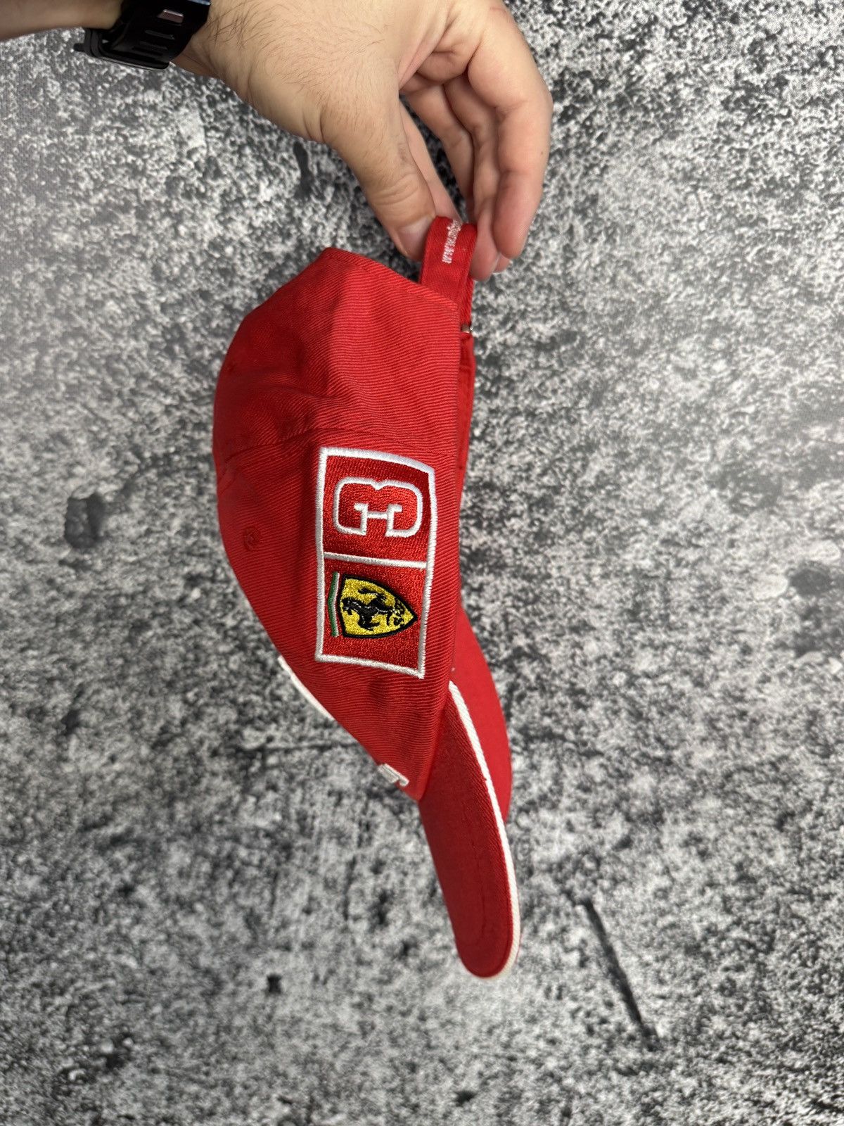 Formula 1 Vintage Michael Schumacher Racing Cap Ferrari F1 Hat Rare Size ONE SIZE - 4 Thumbnail