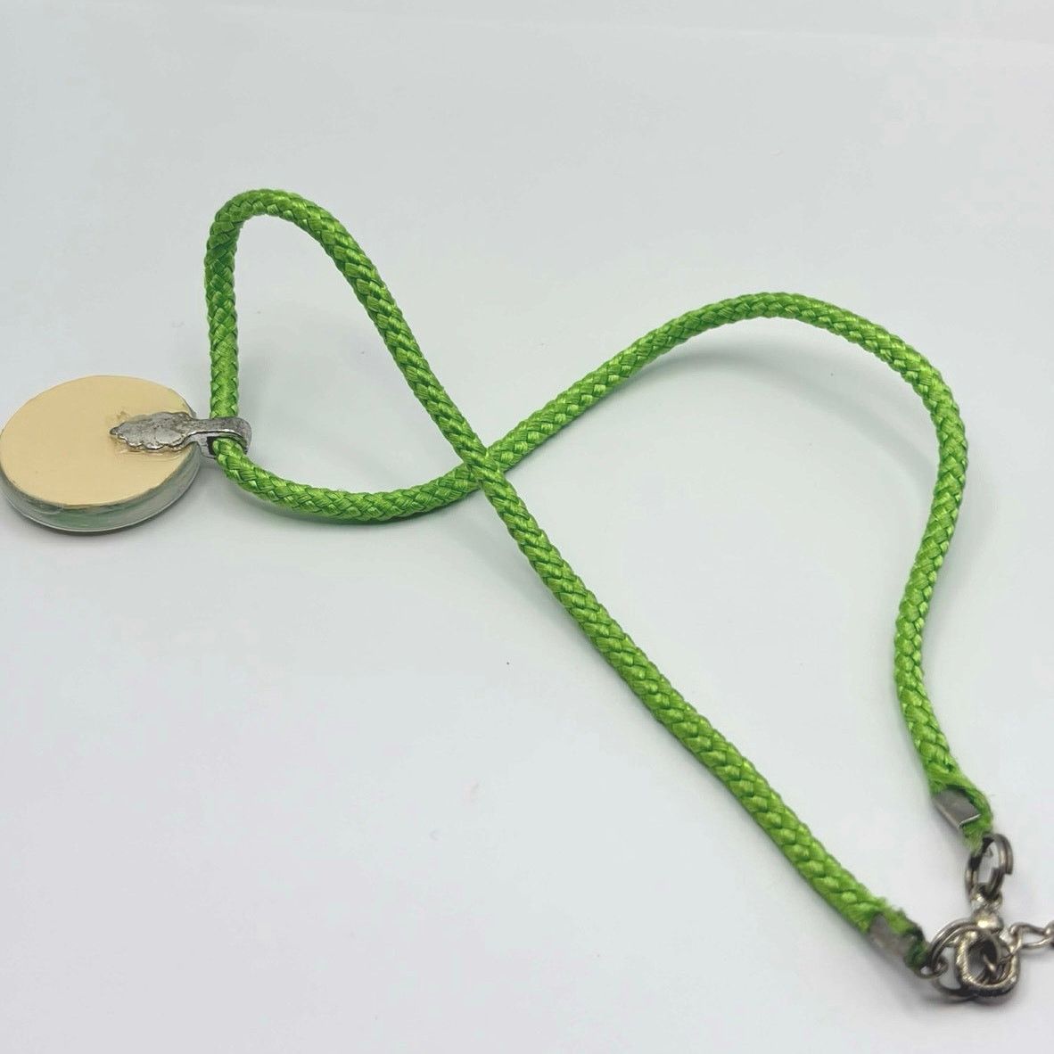 Other Green Leaf Jesus Necklace Size ONE SIZE - 4 Thumbnail