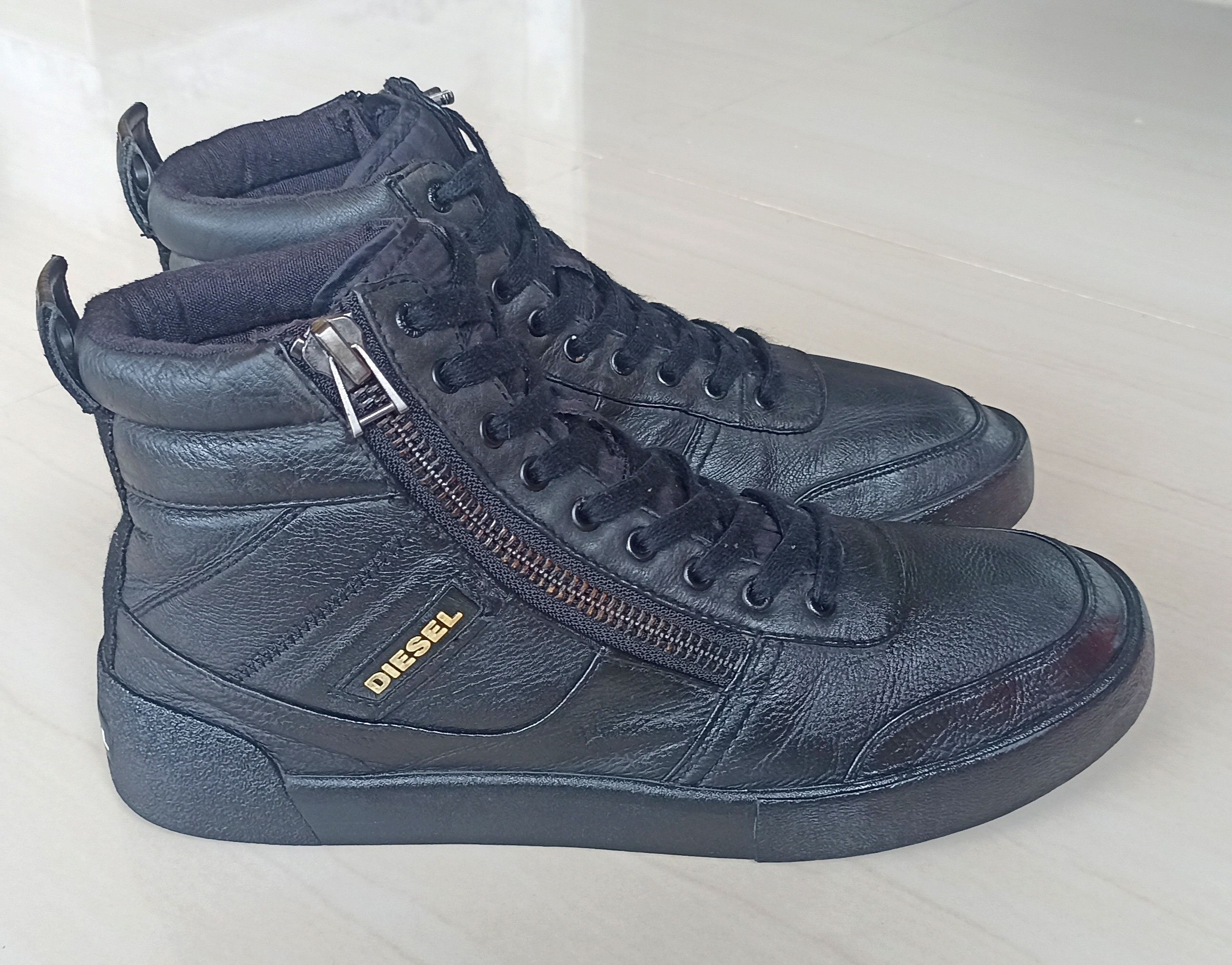 Diesel DIESEL S DVELOWS Fullblack Sneakers Size US 11.5 / EU 44-45 - 5 Thumbnail