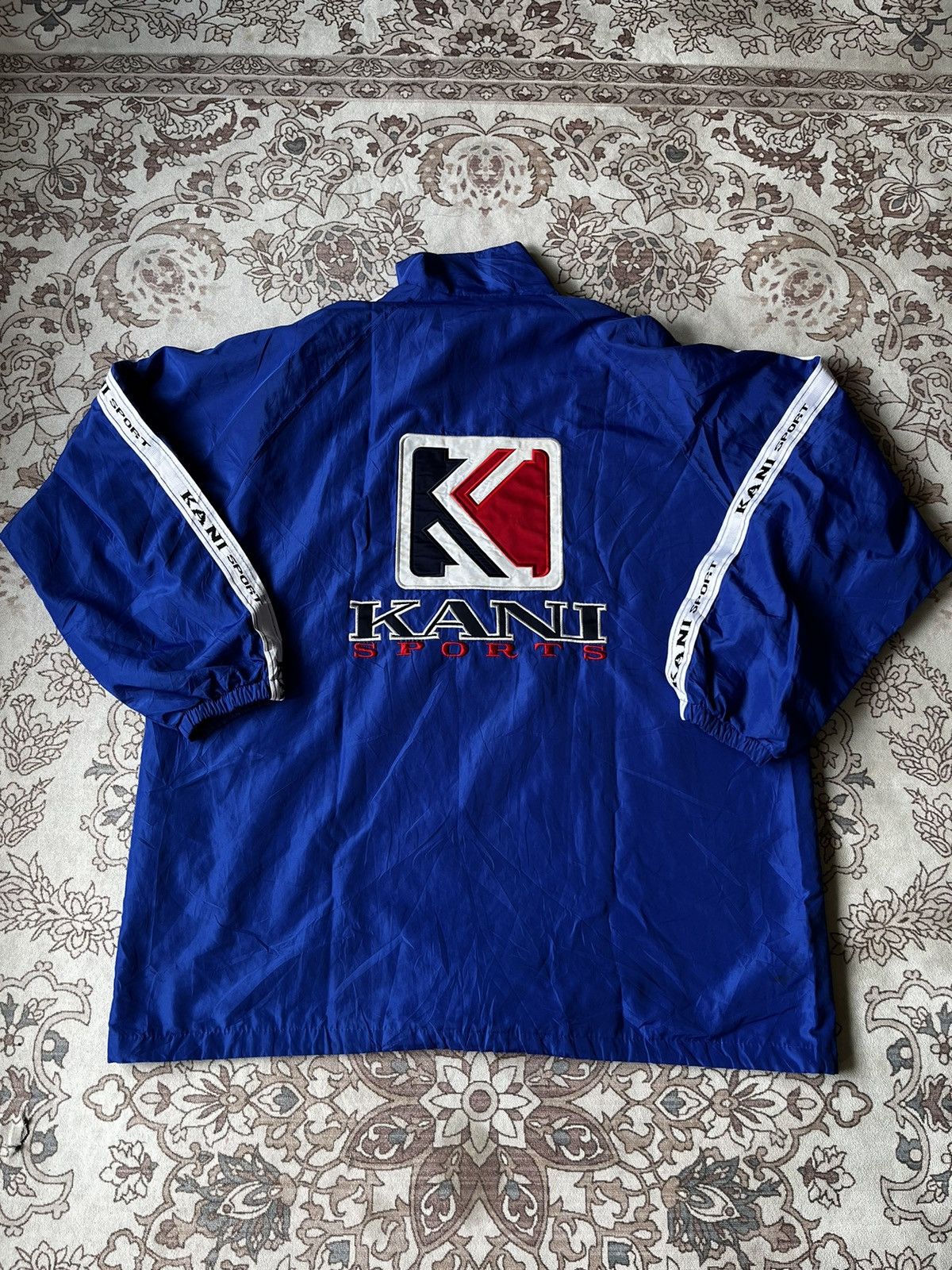 Karl Kani Vintage 90's Kani Sport Side Tape Windbreaker Size US XXL / EU 58 / 5 - 4 Thumbnail