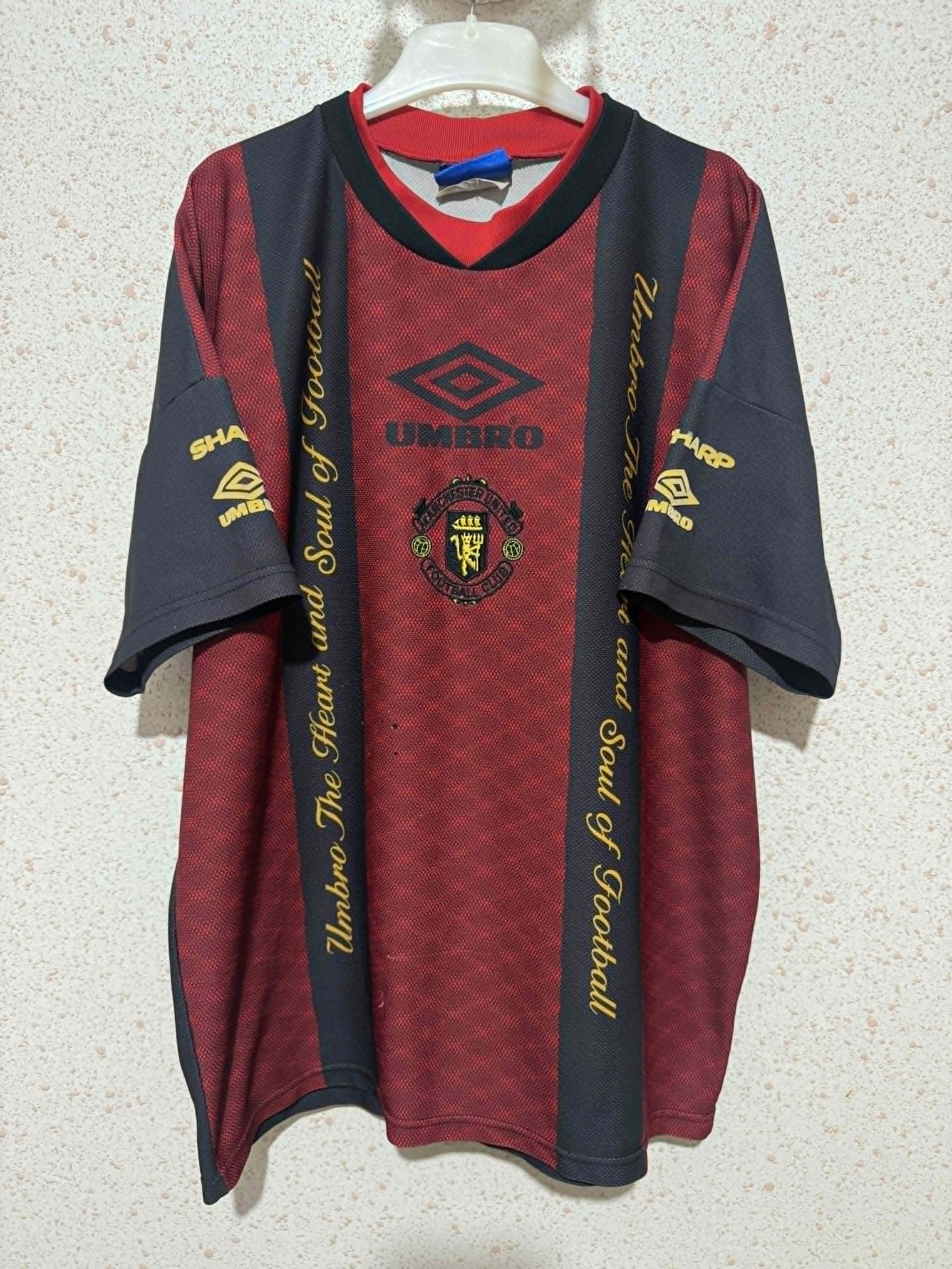 Umbro Manchester United 1994/96 Vintage Training Shirt UMBRO Size US L / EU 52-54 / 3 - 1 Thumbnail