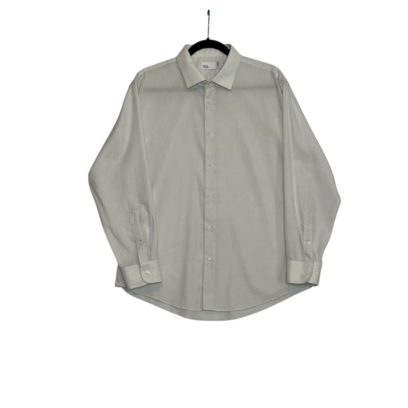 Nordstrom Nordstrom Rack off white woven long sleeves shirt size XL Size US XL / EU 56 / 4 - 10 Thumbnail