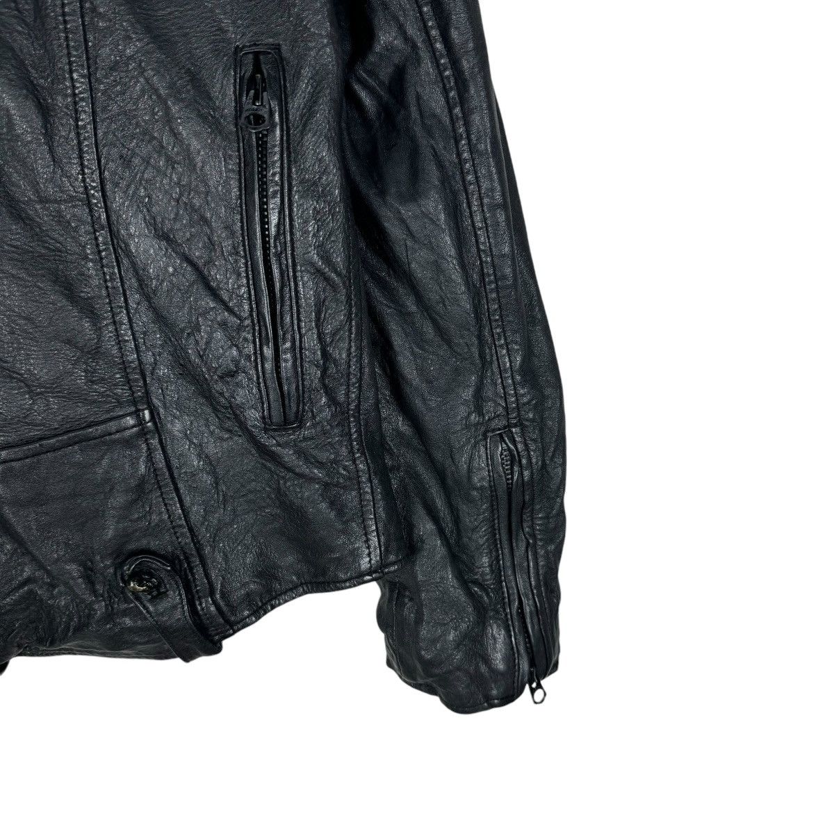 Vintage ☀️I RISH BIKERS LEATHER JACKET Size US M / EU 48-50 / 2 - 12 Thumbnail
