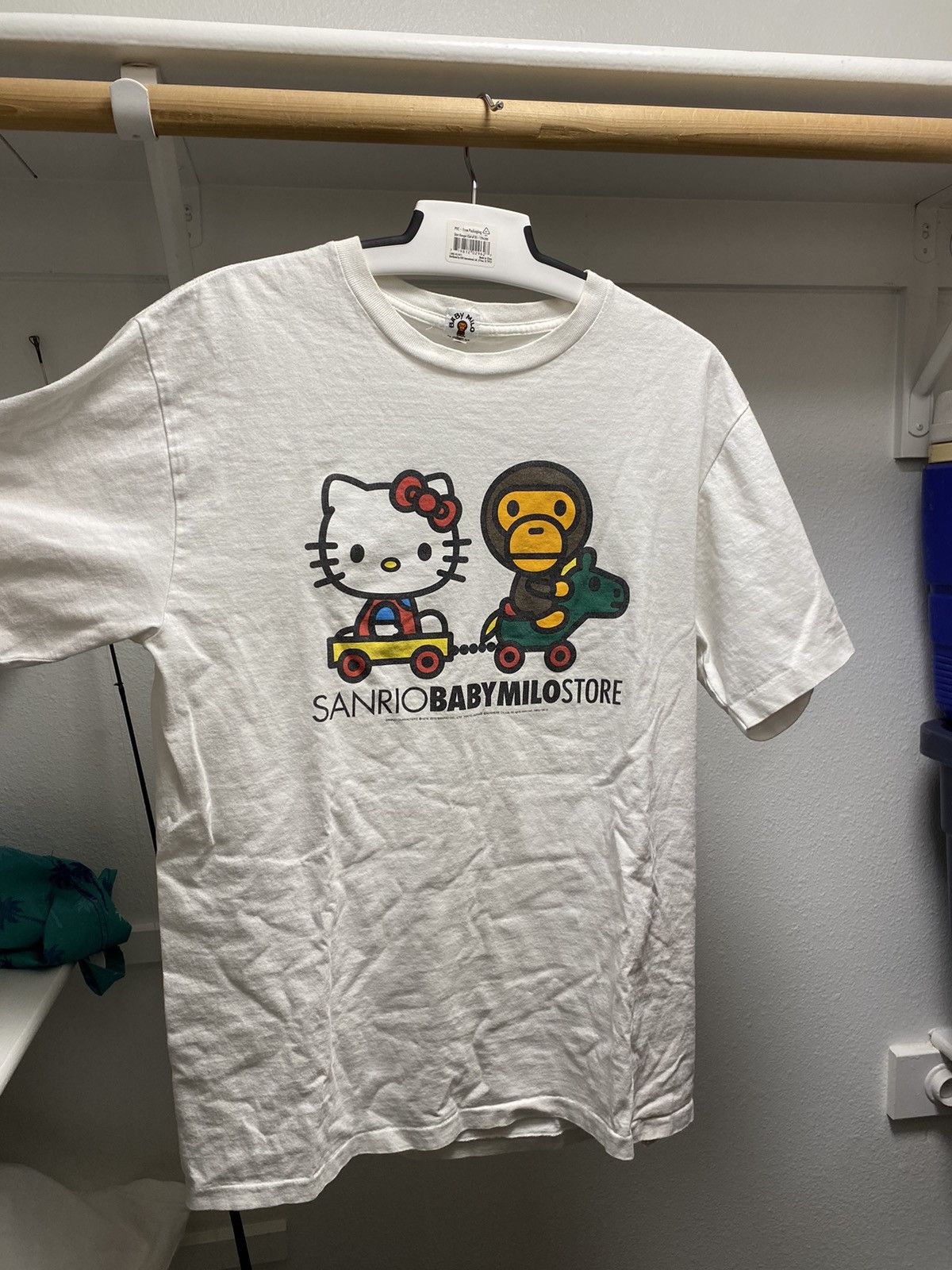 image of Baby Milo X Sanrio Hello Kitty in White, Men's (Size XL)