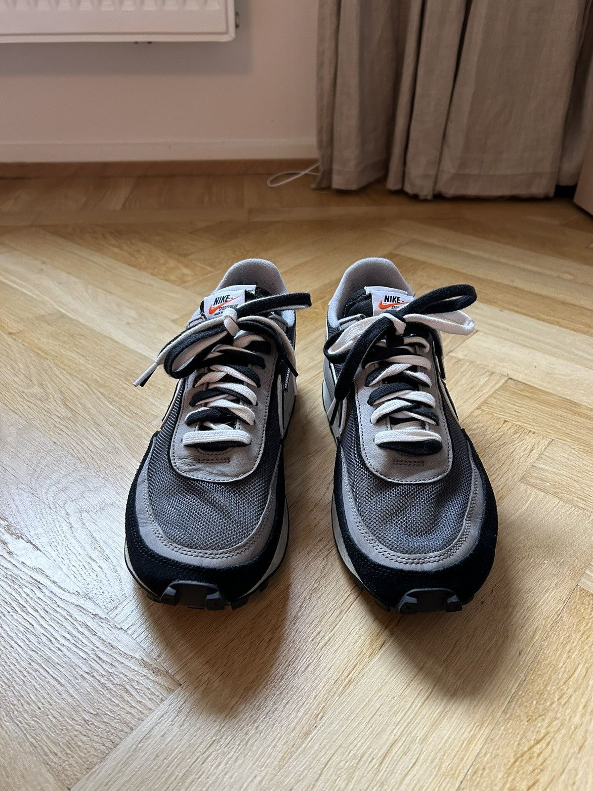 Nike × Sacai Nike Sacai LD Waffle Black Size US 10 / EU 43 - 2 Thumbnail