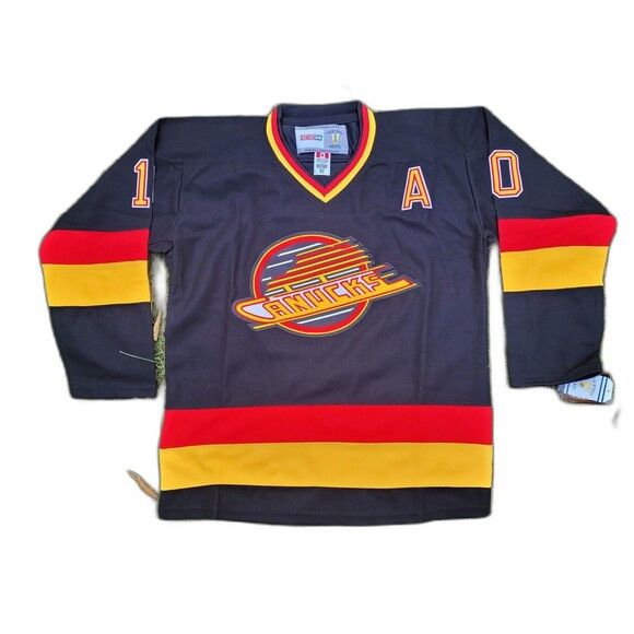 Ccm Vancouver Canucks Hockey Jersey Bure #10 CCM Size US XL / EU 56 / 4 - 1 Thumbnail